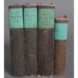 Vier Bücher des 19. Jahrhunderts. Miniatur Bibliothek