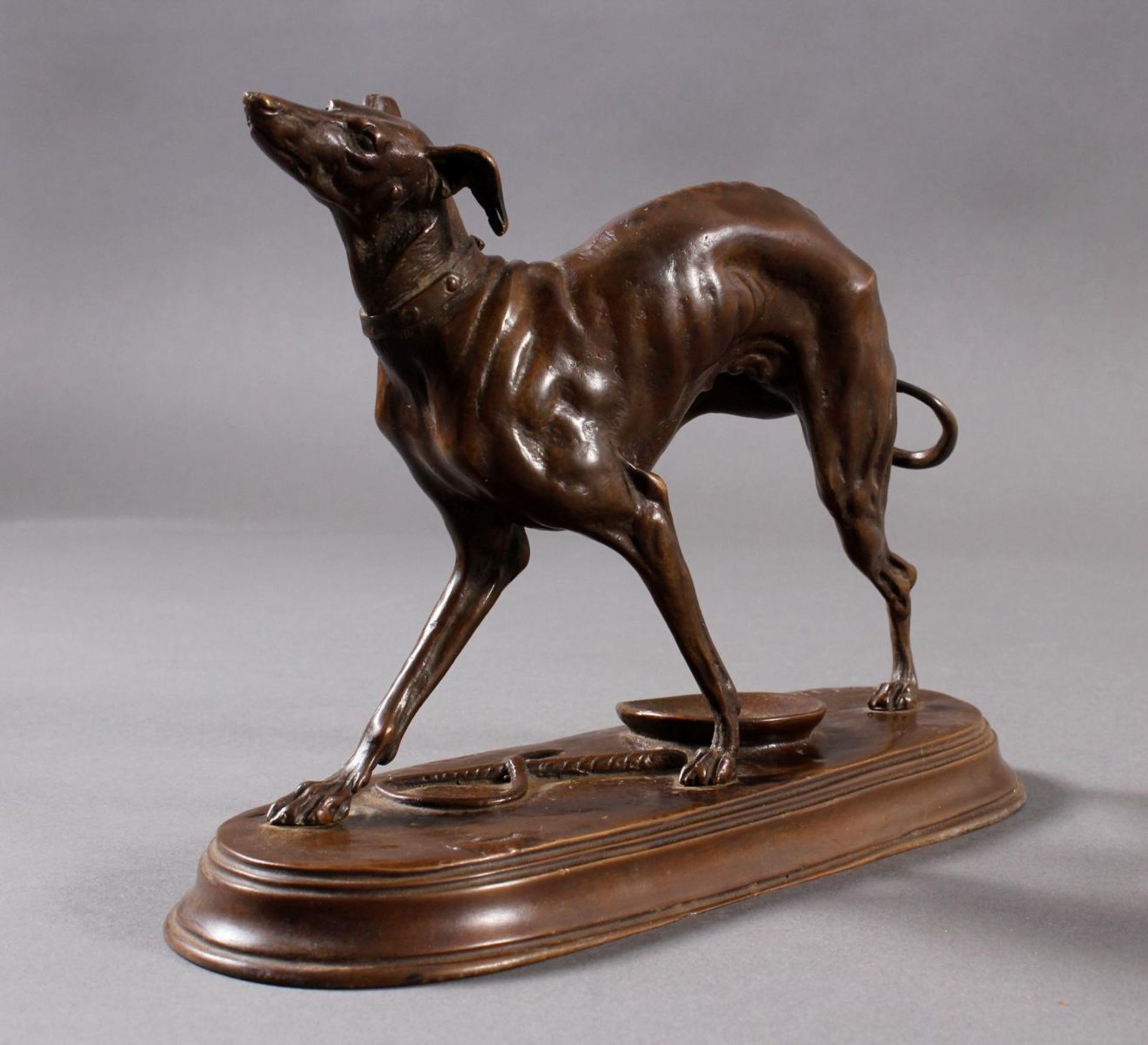 Bronzeplastik Jagdhund, Joseph Victor CHEMIN (1825-1901) - Image 3 of 14