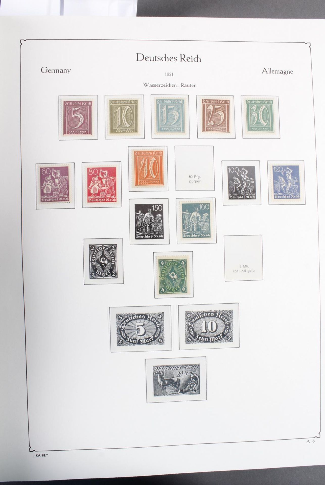 Sammlung Deutsches Reich 1872-1945 - Bild 6 aus 32