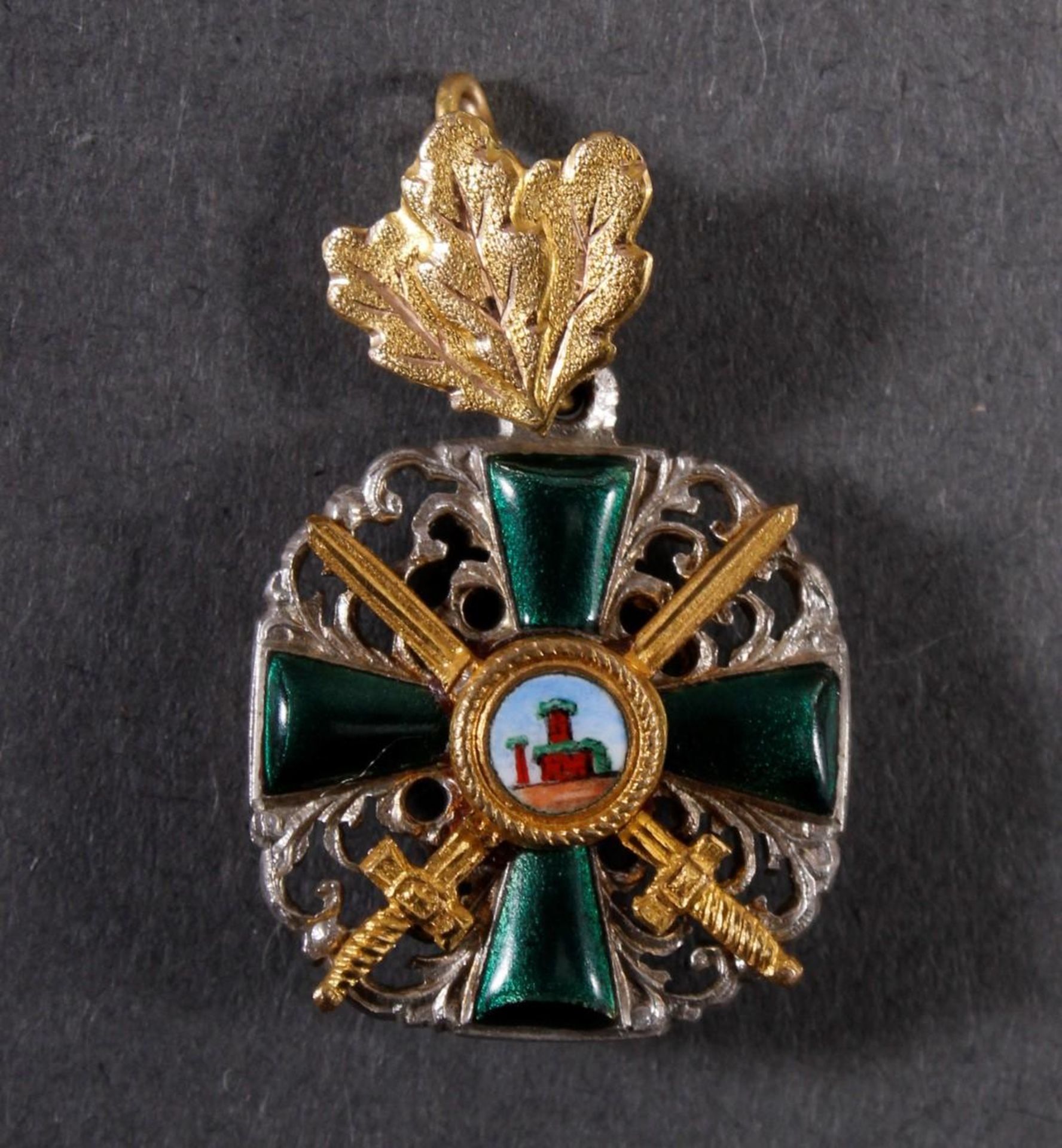 Baden: Miniatur des Ritterkreuz 2. Klasse mit Schwertern des Orden vom Zähringer Löwen - Image 2 of 4
