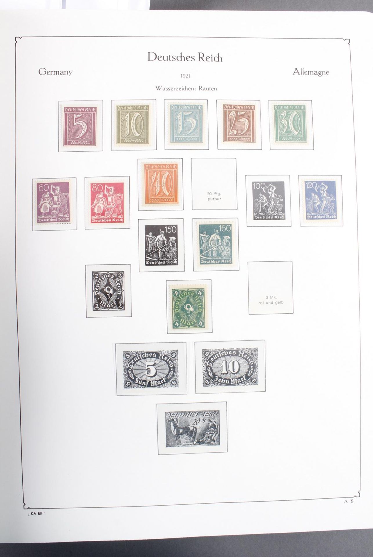 Sammlung Deutsches Reich 1872-1945 - Bild 7 aus 32