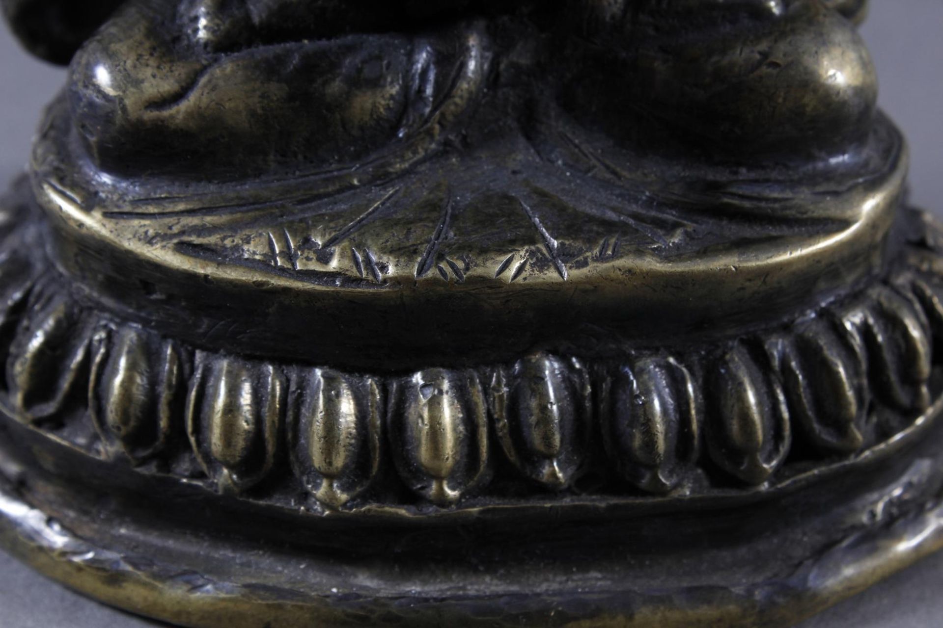 Bronze Buddha, Tibet 18. / 19. Jahrhundert - Bild 17 aus 18