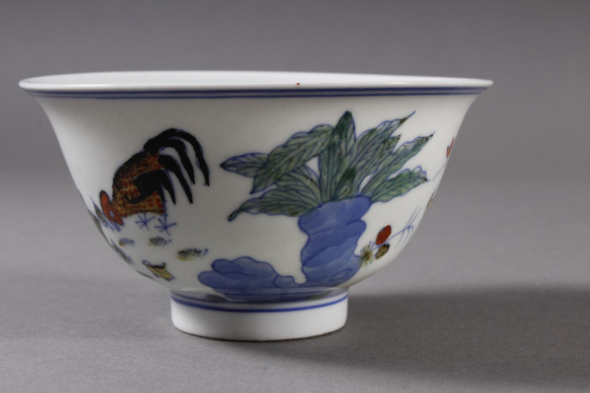 Porzellan Kumme, China, wohl 19. Jahrhundert - Image 7 of 14