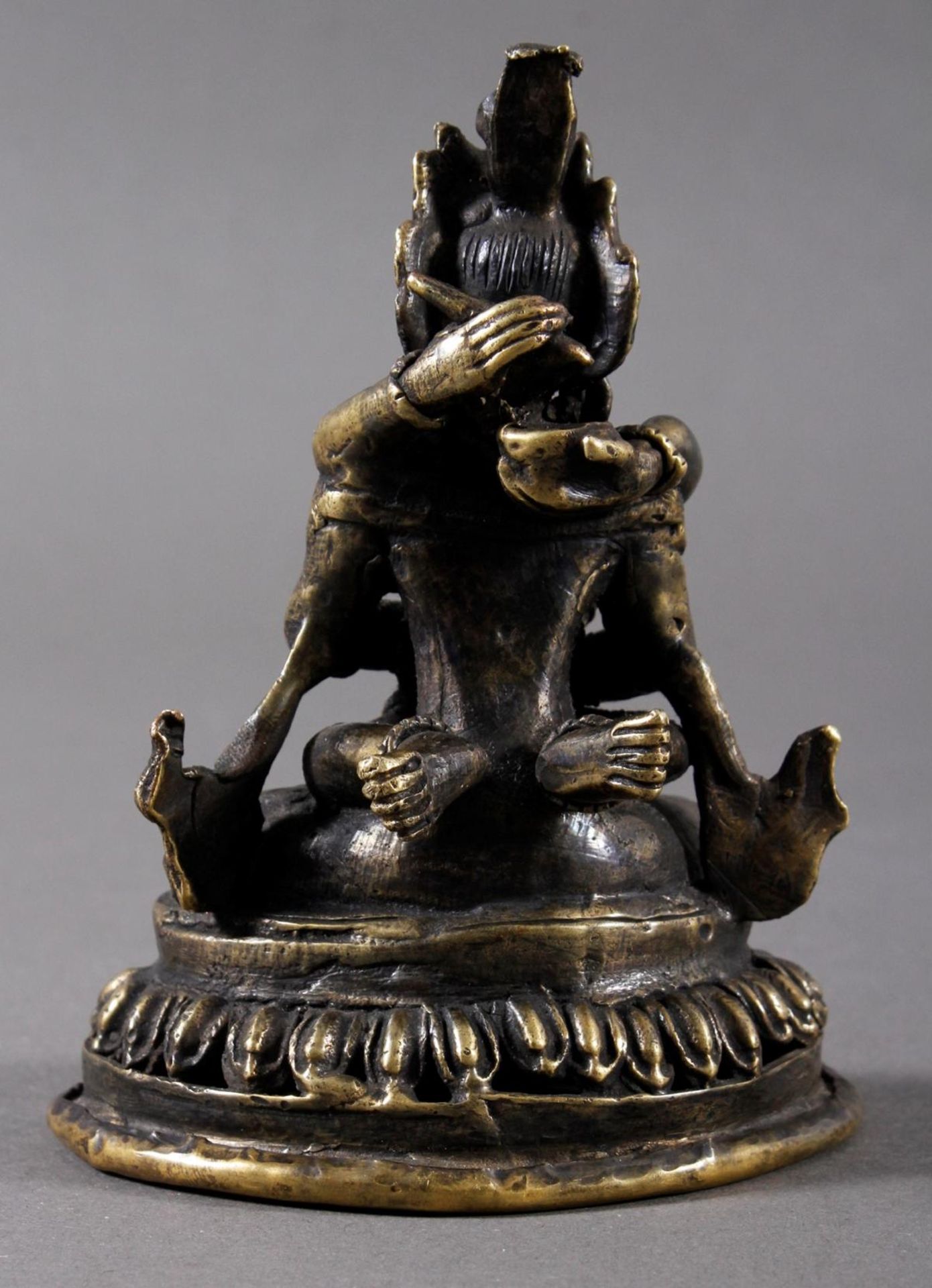 Bronze Buddha, Tibet 18. / 19. Jahrhundert - Bild 5 aus 18