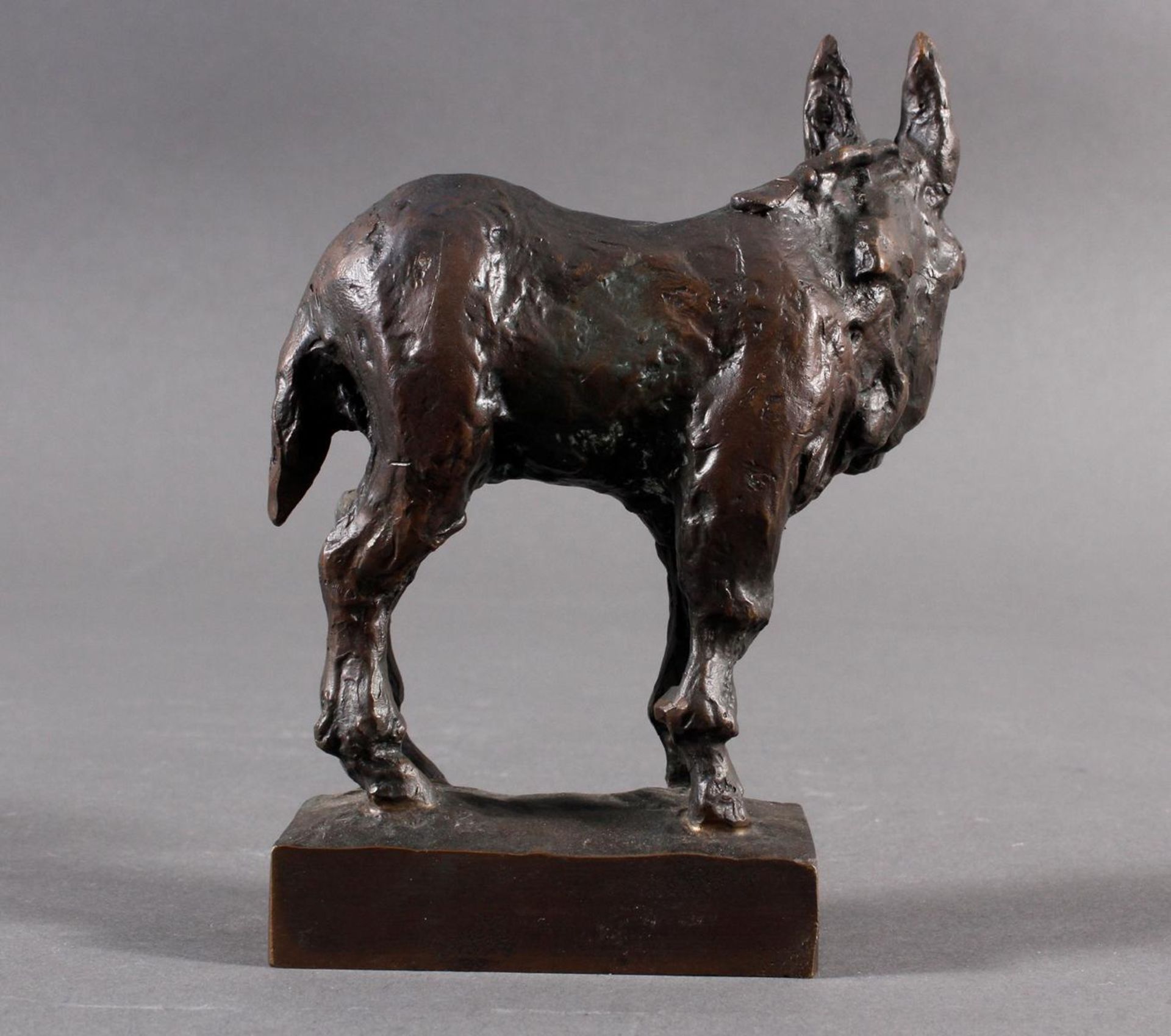 Deutscher Bronze Tierplastik, Eselchen - Image 6 of 14