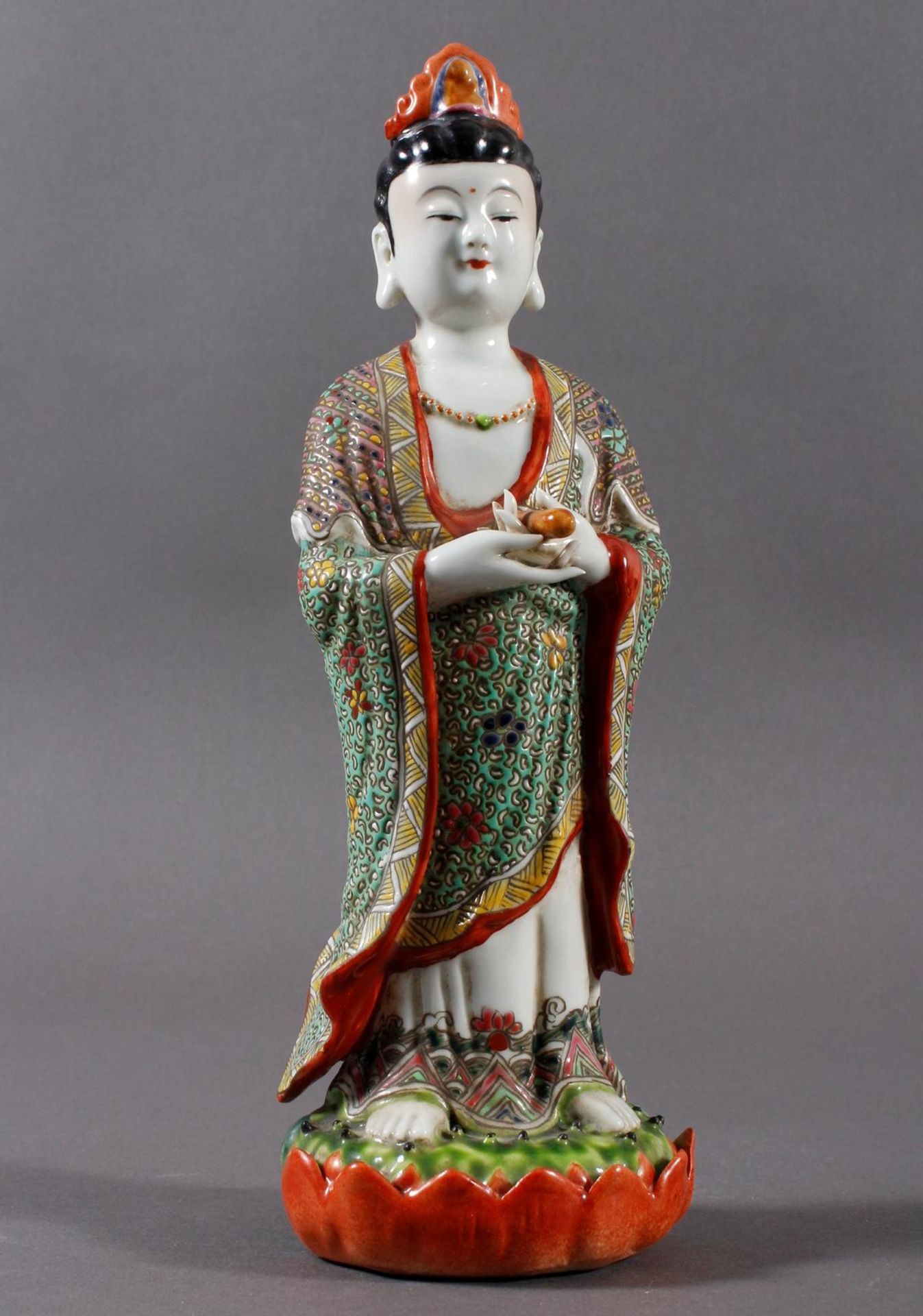 Porzellan Buddha, China, Republik-Periode - Bild 2 aus 21