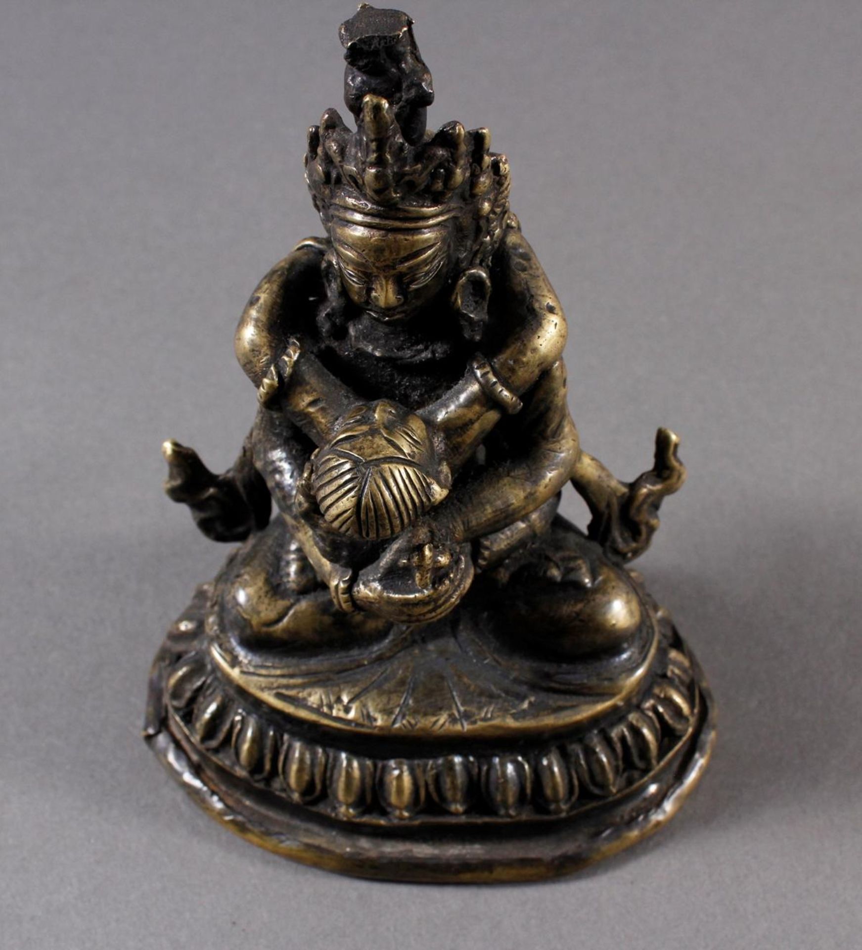 Bronze Buddha, Tibet 18. / 19. Jahrhundert - Bild 9 aus 18