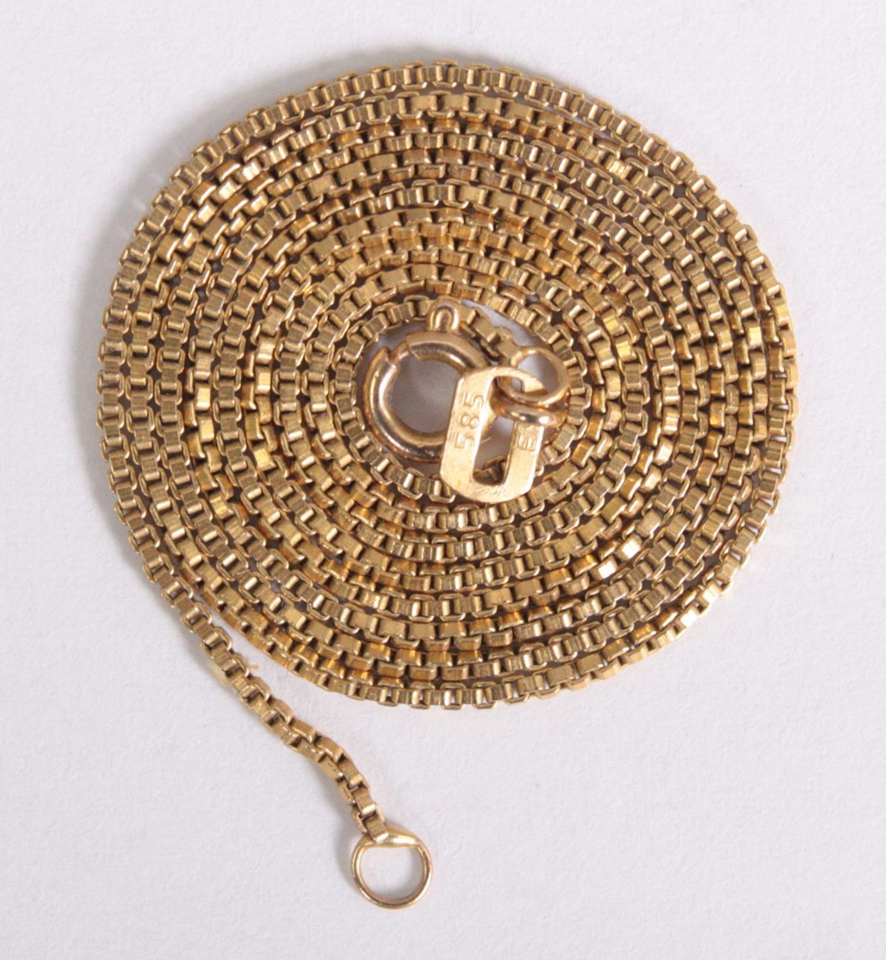 Halskette, 14 Karat Gelbgold - Bild 2 aus 2