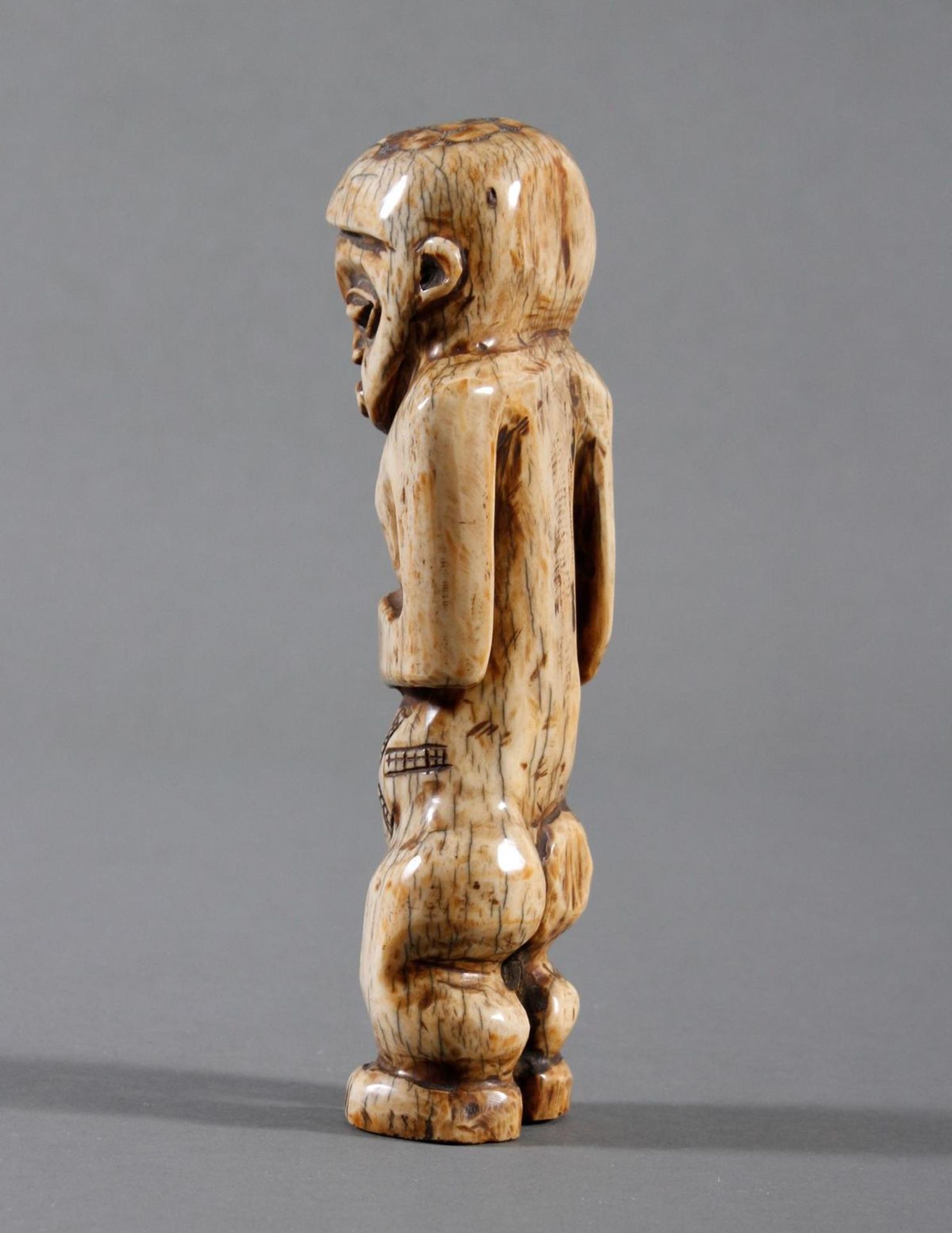 Bein Ahnenfigur, Luba / Kongo - Image 5 of 12