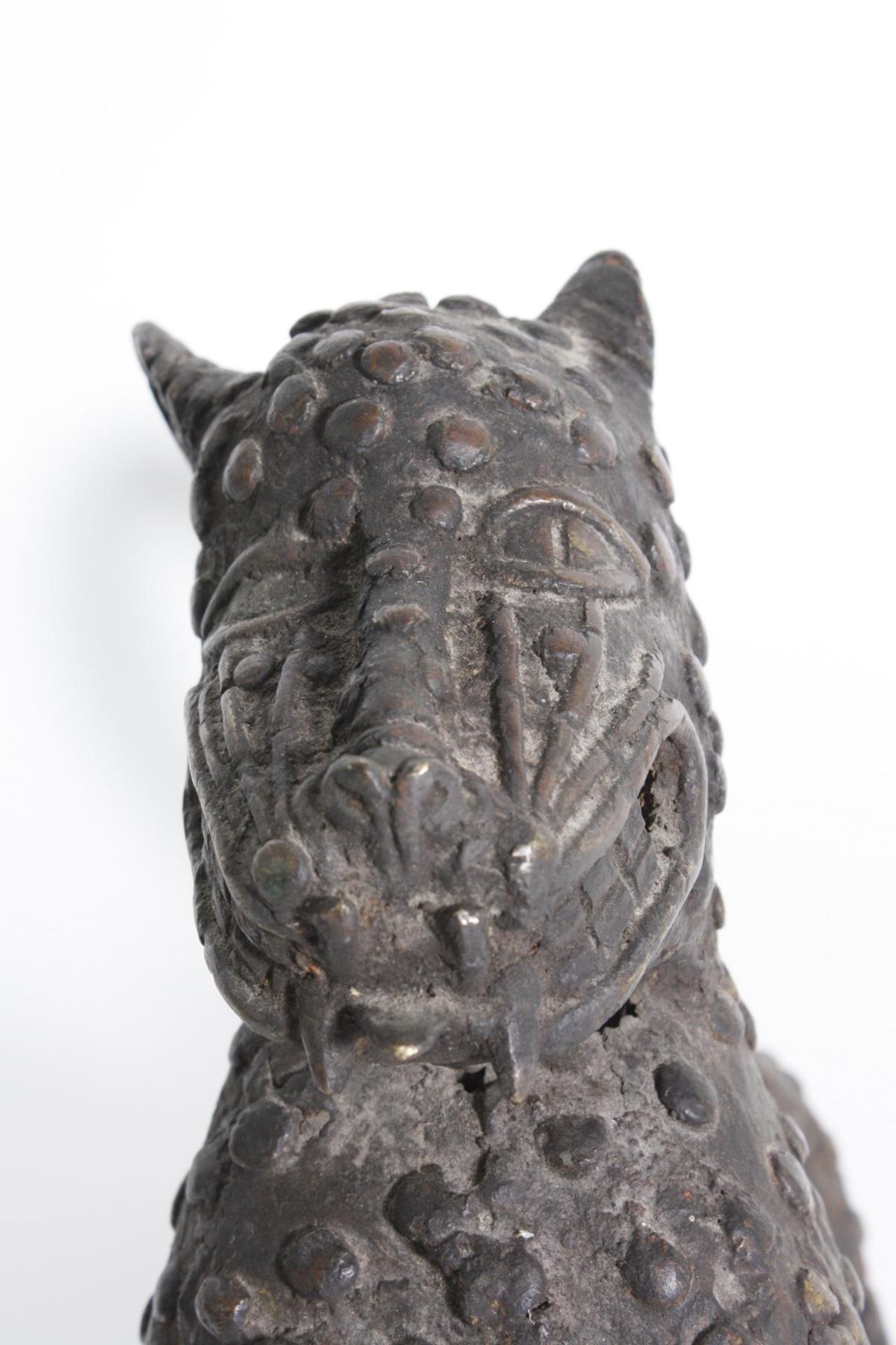 Bronze-Leopard, Benin, Nigeria, 1. Hälfte 20. Jh. - Bild 5 aus 10