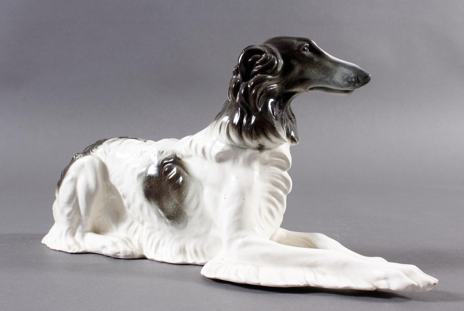 Keramikfigur, Windhund um 1930/1950 - Bild 8 aus 13