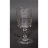 Baccarat Souvenir Glas, 1920