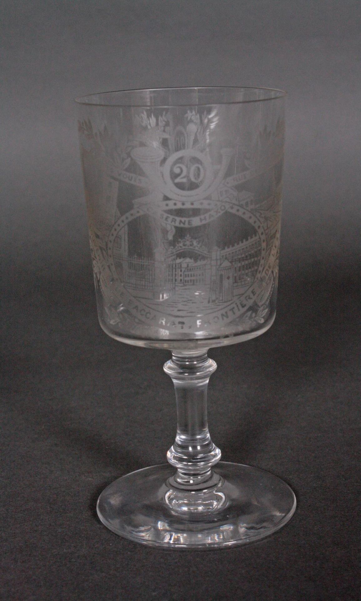 Baccarat Souvenir Glas, 1920