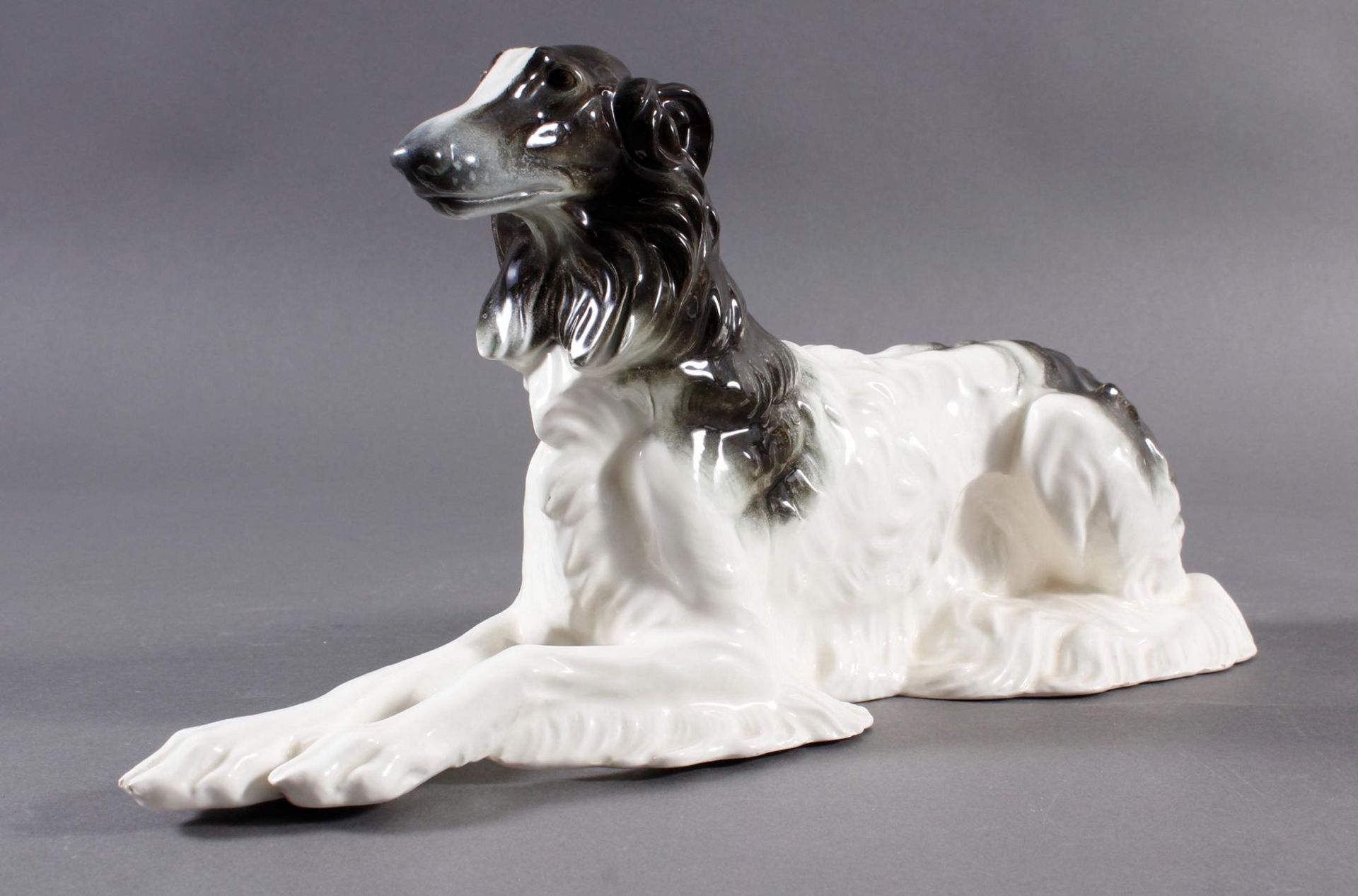 Keramikfigur, Windhund um 1930/1950 - Bild 3 aus 13