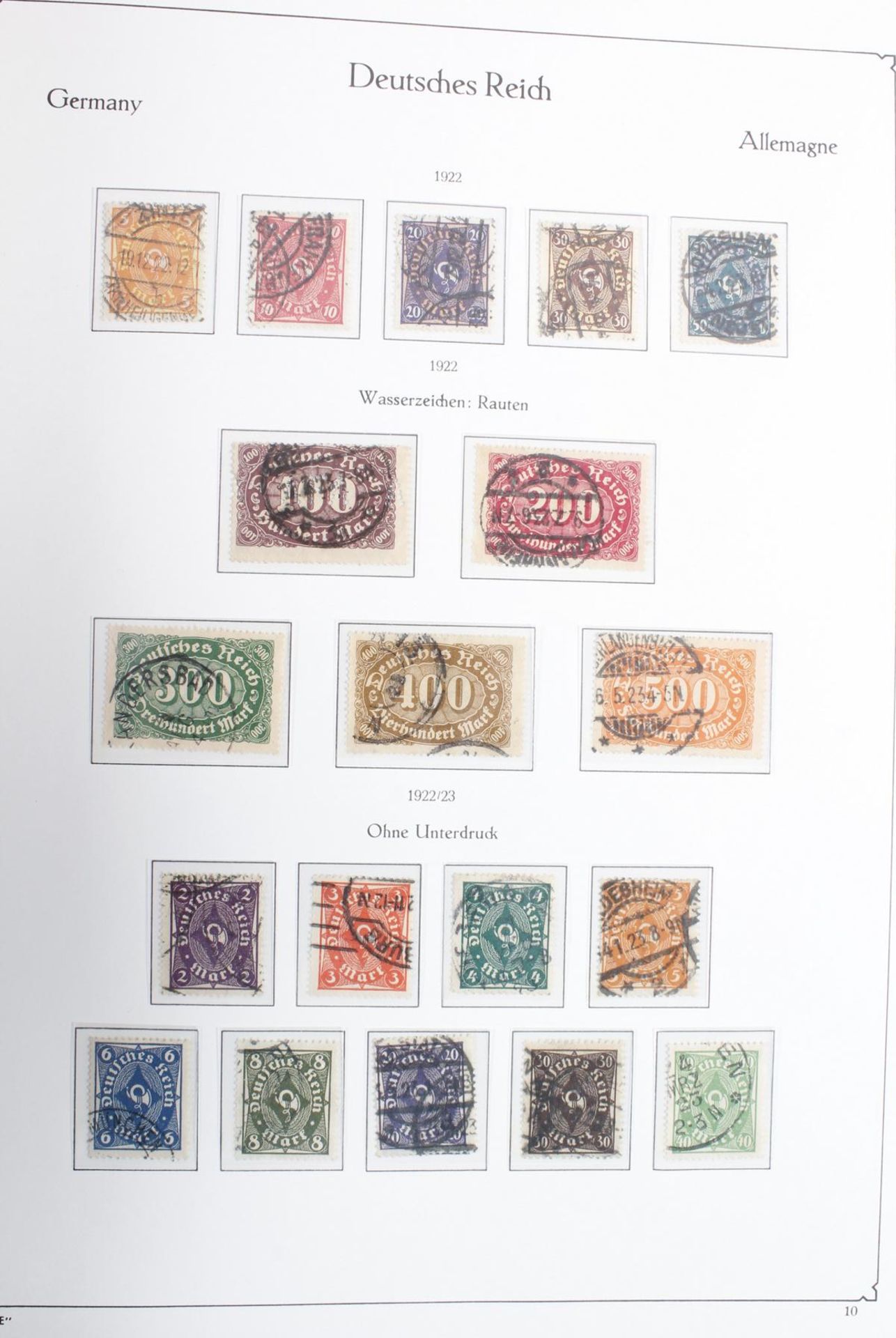 Sammlung Deutsches Reich 1872-1945 - Bild 26 aus 32