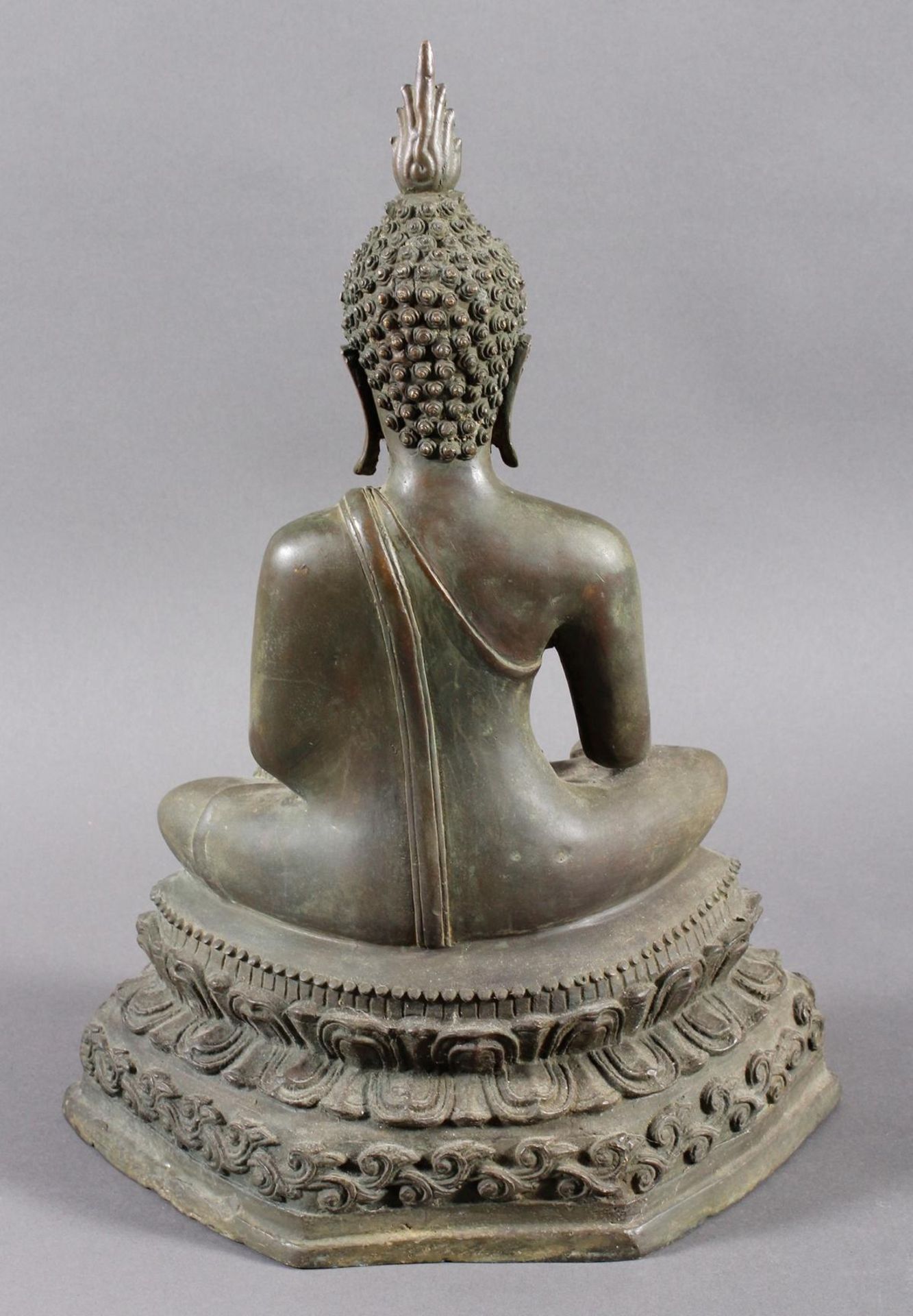 Bronze Buddha, Thailand um 1900 - Bild 13 aus 14