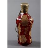 Parfumflakon aus Glas, Böhmen um 1840 / 1850