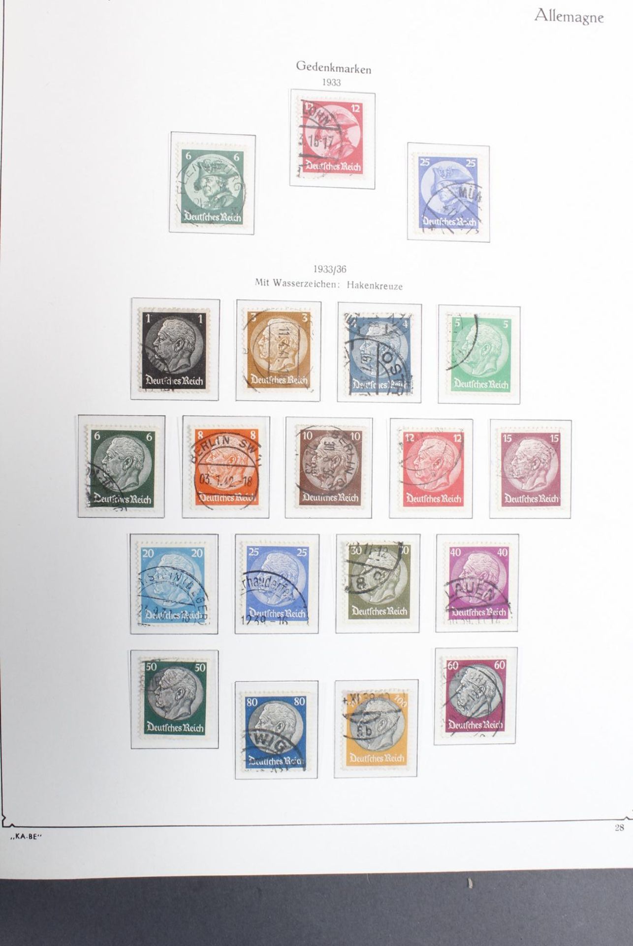 Sammlung Deutsches Reich 1872-1945 - Bild 29 aus 32