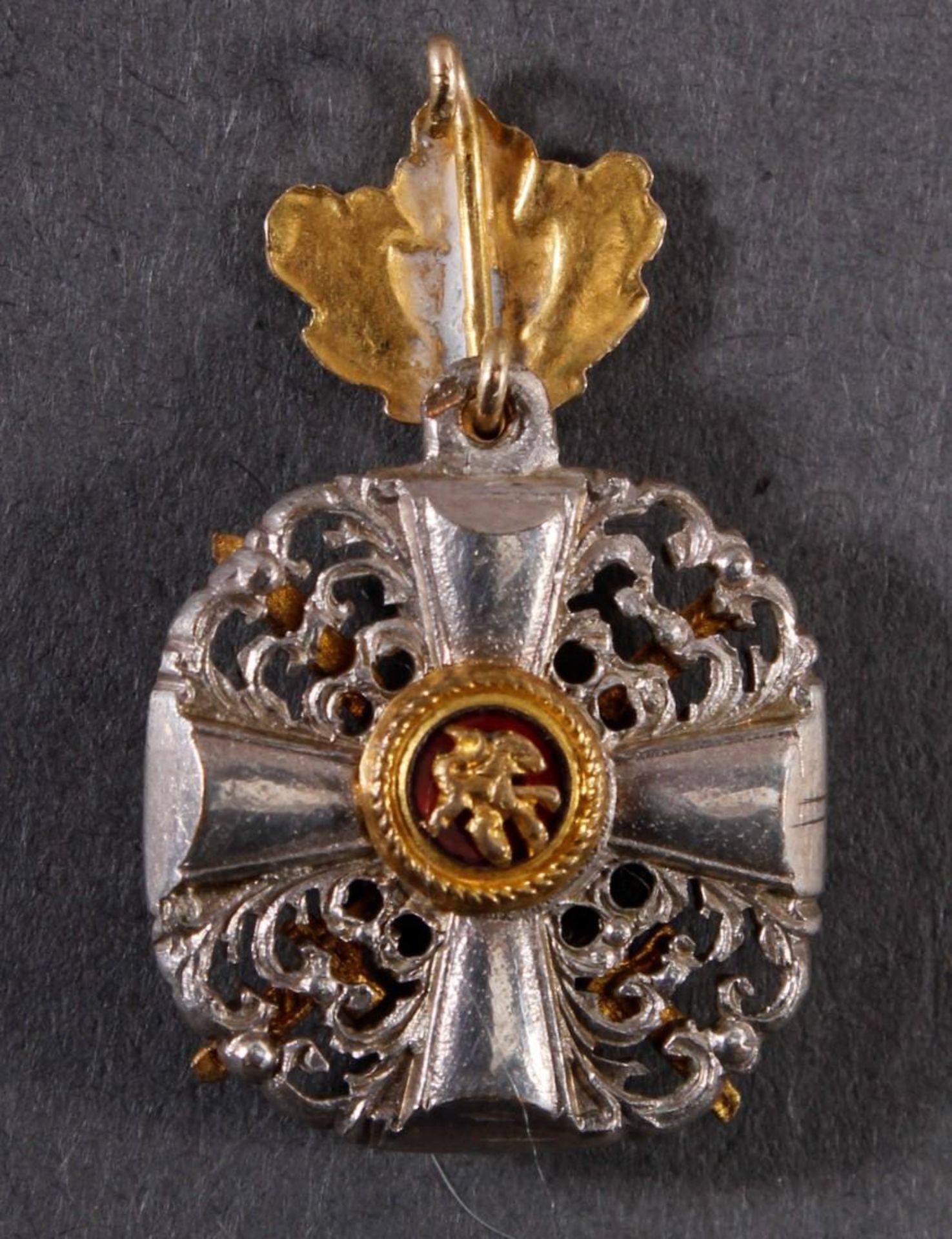 Baden: Miniatur des Ritterkreuz 2. Klasse mit Schwertern des Orden vom Zähringer Löwen - Image 4 of 4