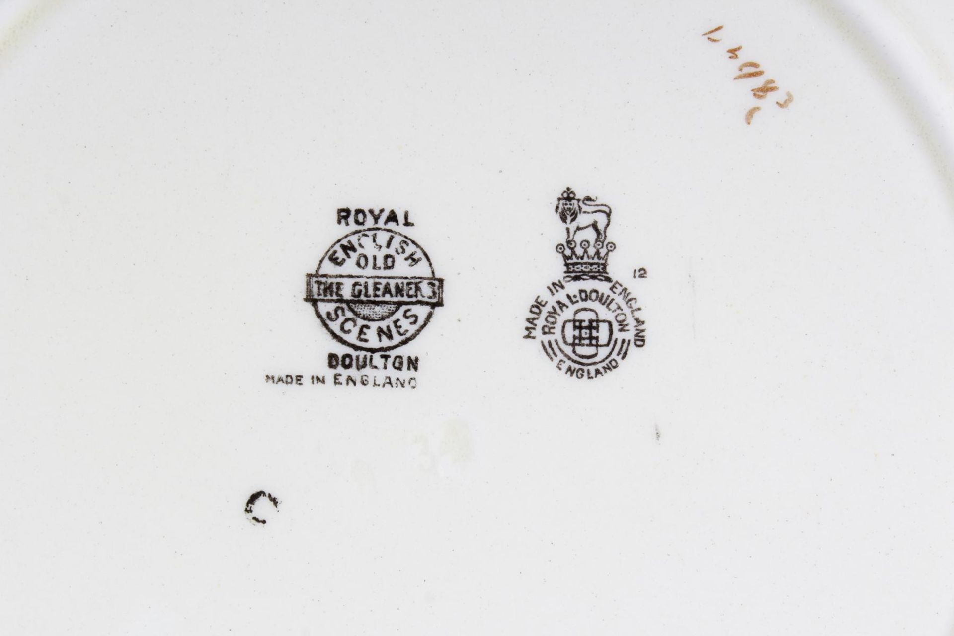 2 Keramikteller Royal Doulton England um 1900 / 1920 - Bild 10 aus 10