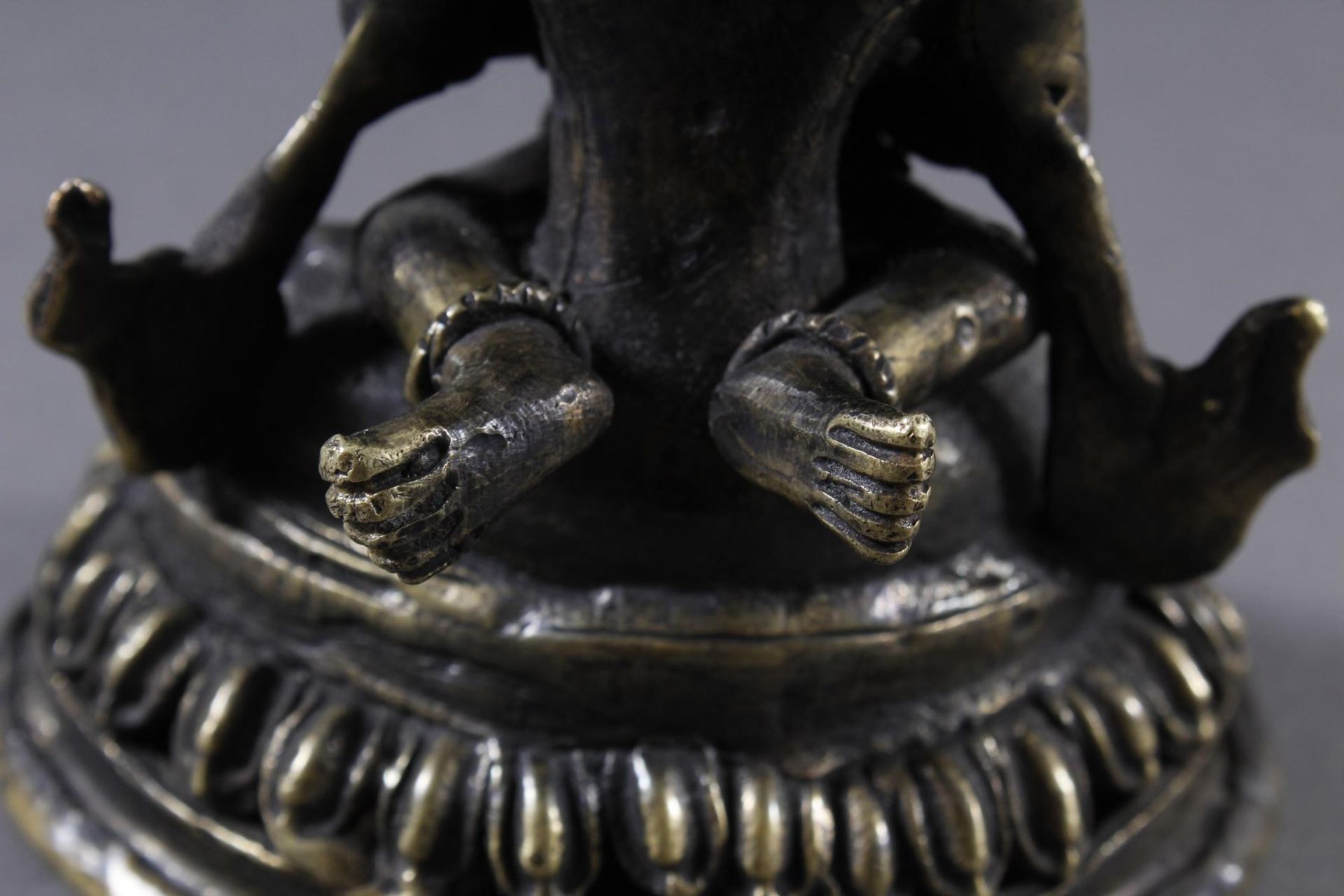 Bronze Buddha, Tibet 18. / 19. Jahrhundert - Bild 15 aus 18