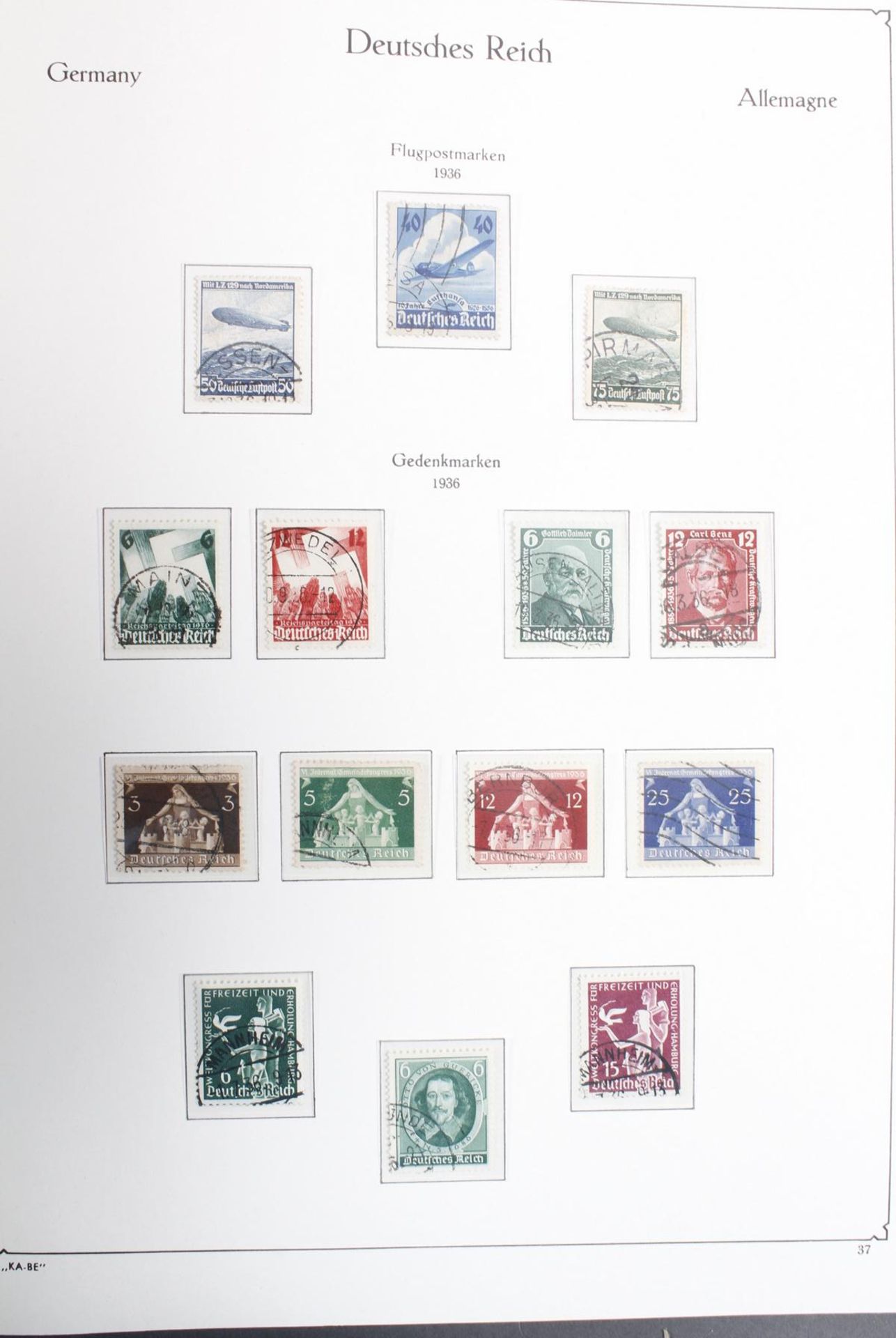 Sammlung Deutsches Reich 1872-1945 - Bild 31 aus 32