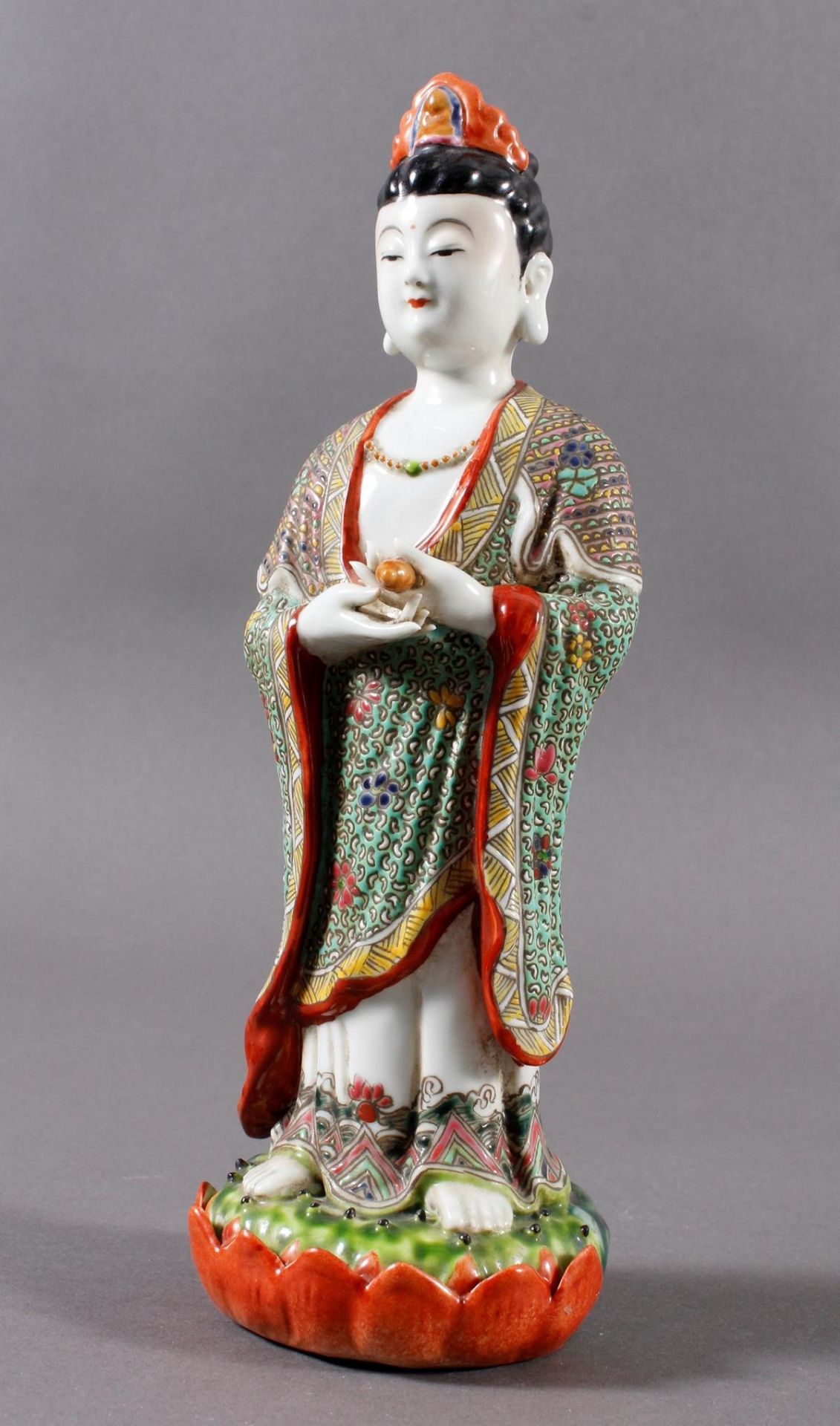 Porzellan Buddha, China, Republik-Periode - Bild 10 aus 21
