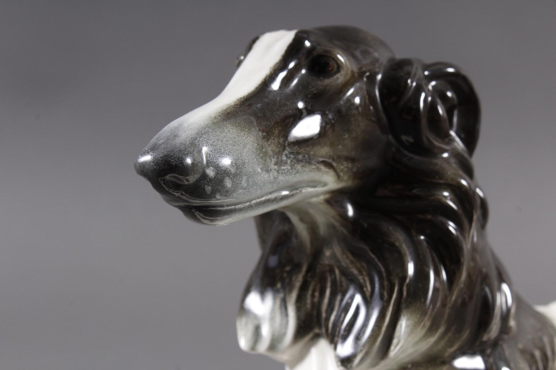 Keramikfigur, Windhund um 1930/1950 - Bild 6 aus 13