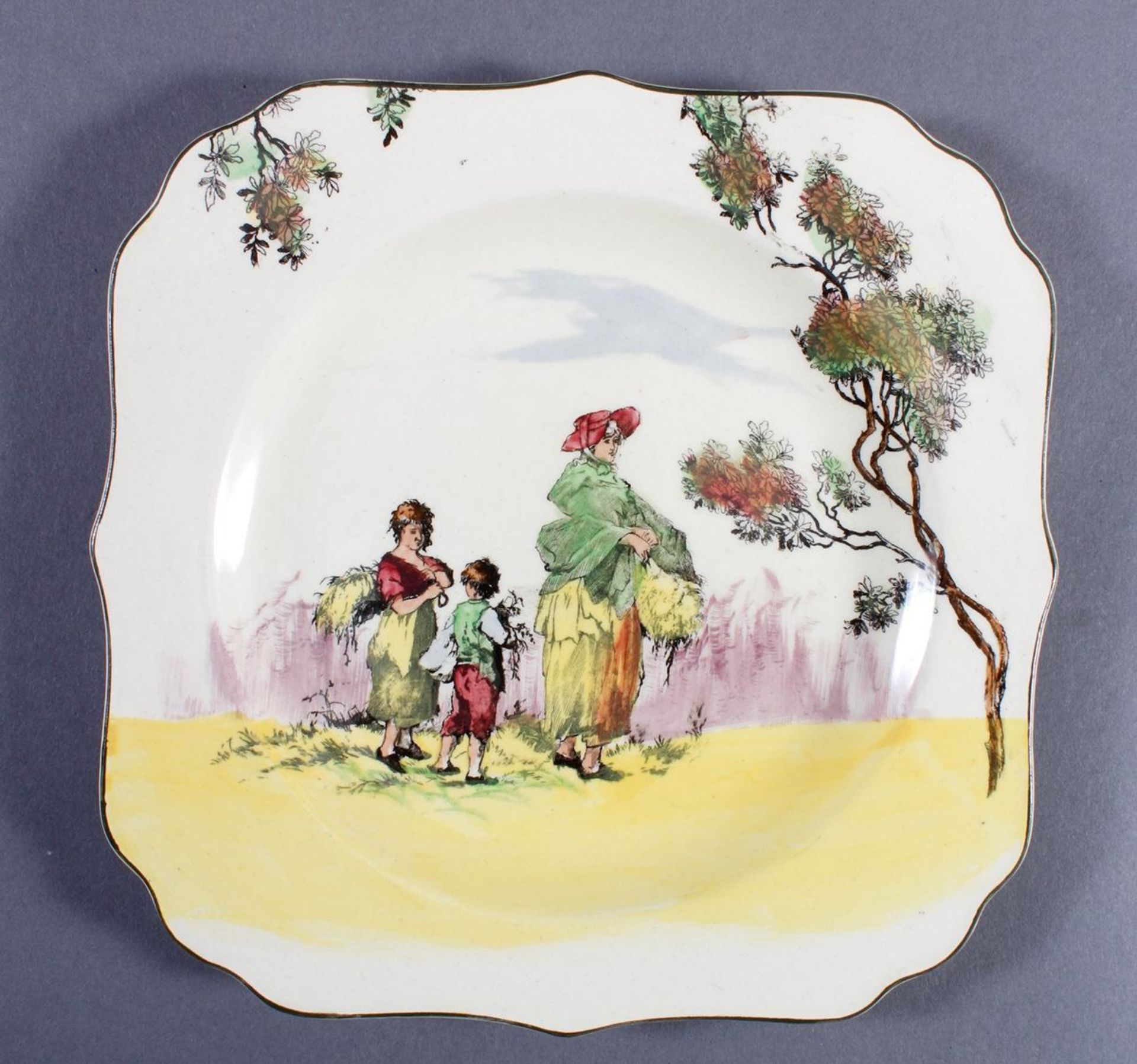 2 Keramikteller Royal Doulton England um 1900 / 1920 - Bild 7 aus 10