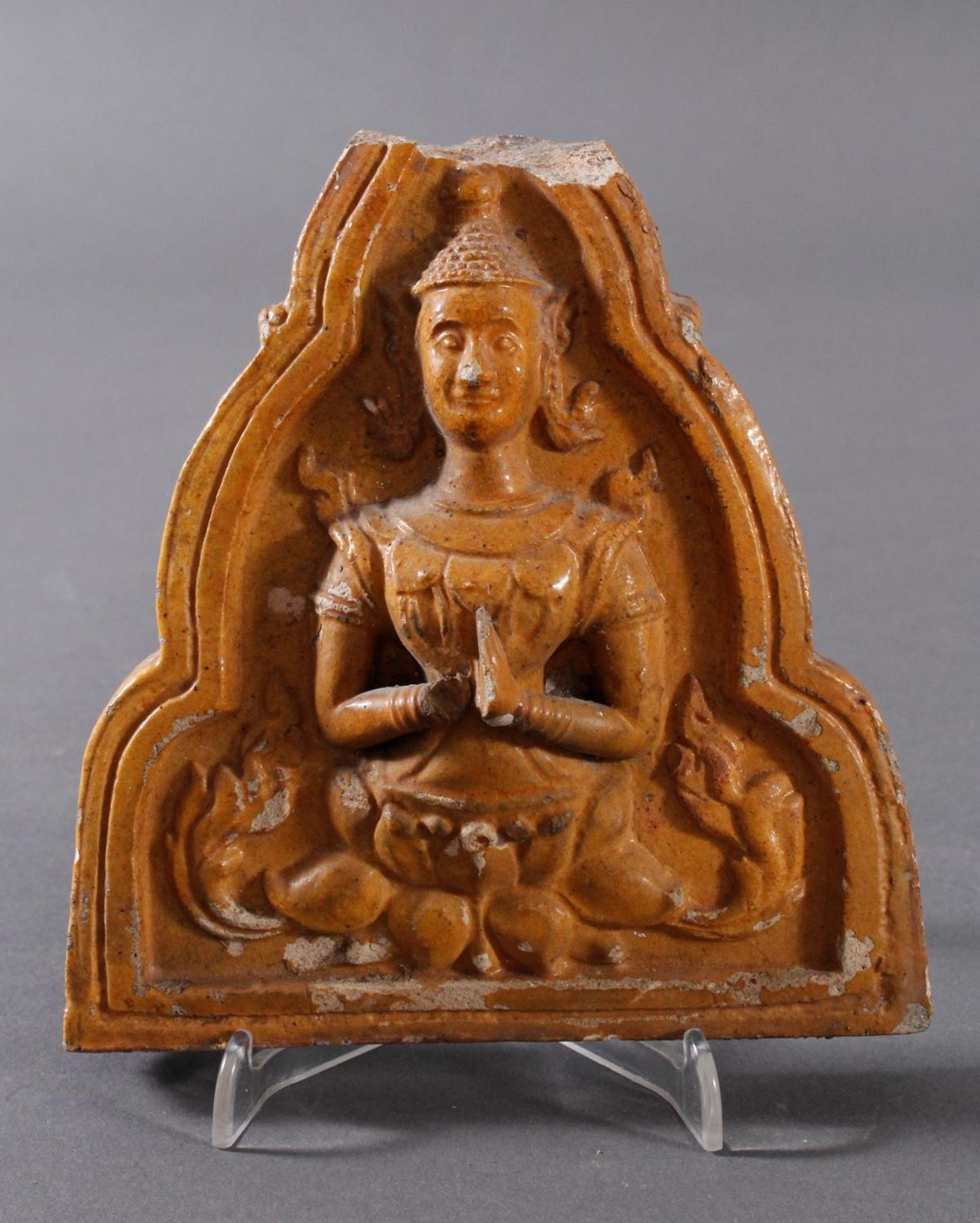 Buddha Fragment eines antiken Frieses