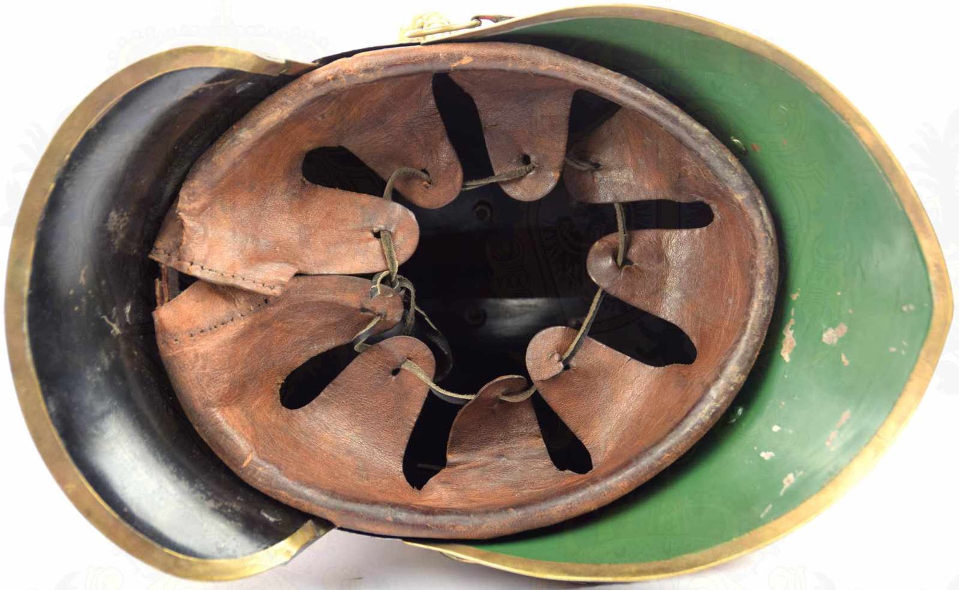 KÜRASSIERHELM M 1842 BAYERN, für Mannschaften, Trageweise 1848-1864, geputzte Glocke aus - Bild 8 aus 8