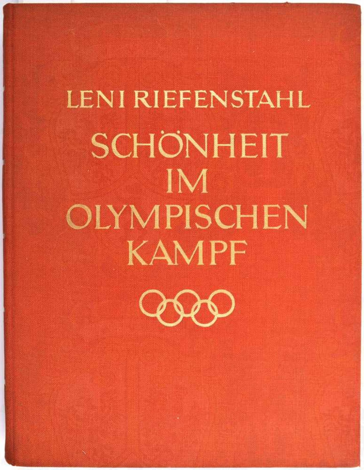 SCHÖNHEIT IM OLYMPISCHEN KAMPF, Leni Riefenstahl, Berlin 1937, 280 S., (S. 117 u.118 fehlen),