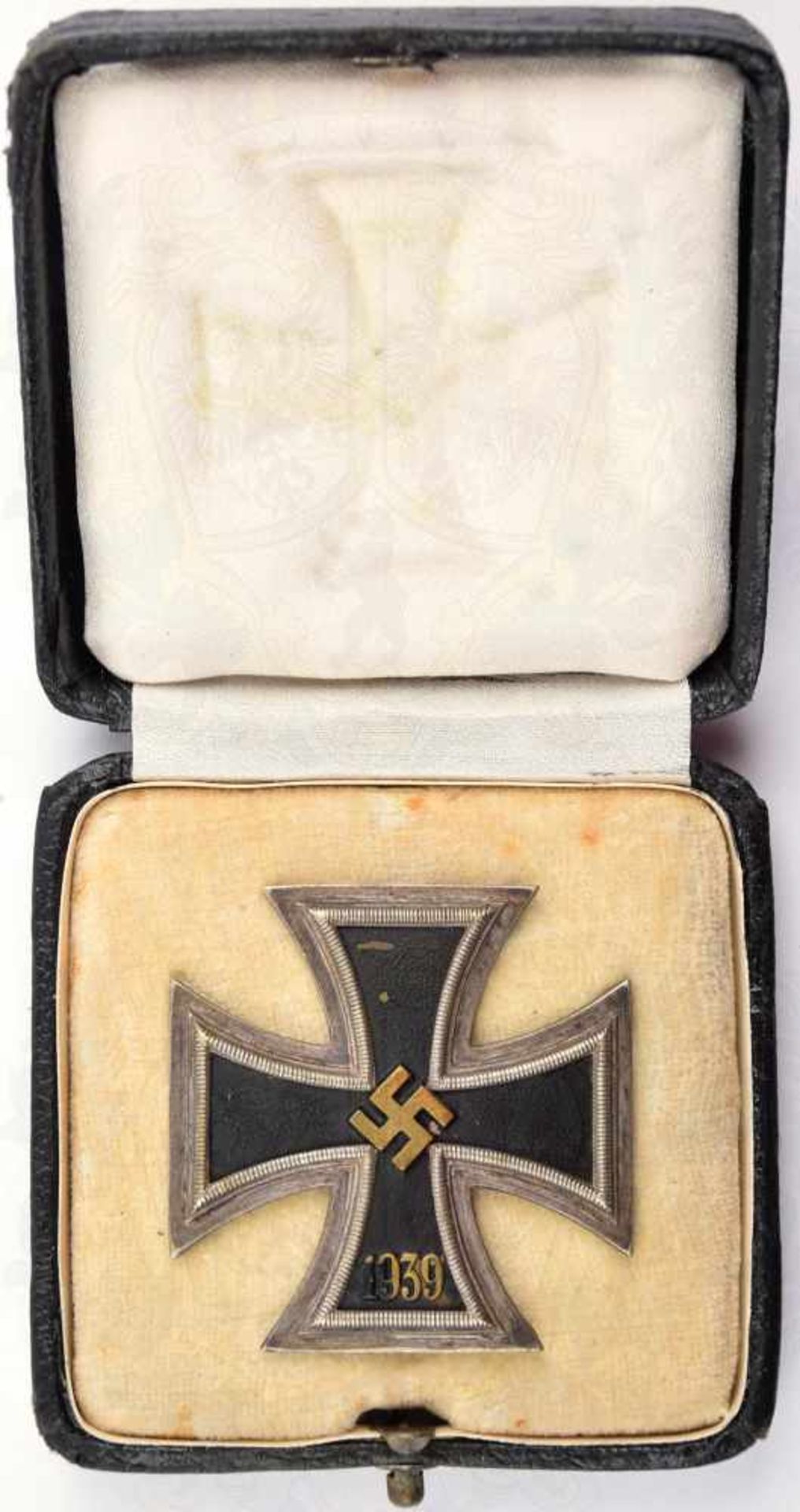EK I 1939, unmarkierte Fertigung v. Wächtler & Lange, Buntmetall, mehrteilig, matt lackert, HK