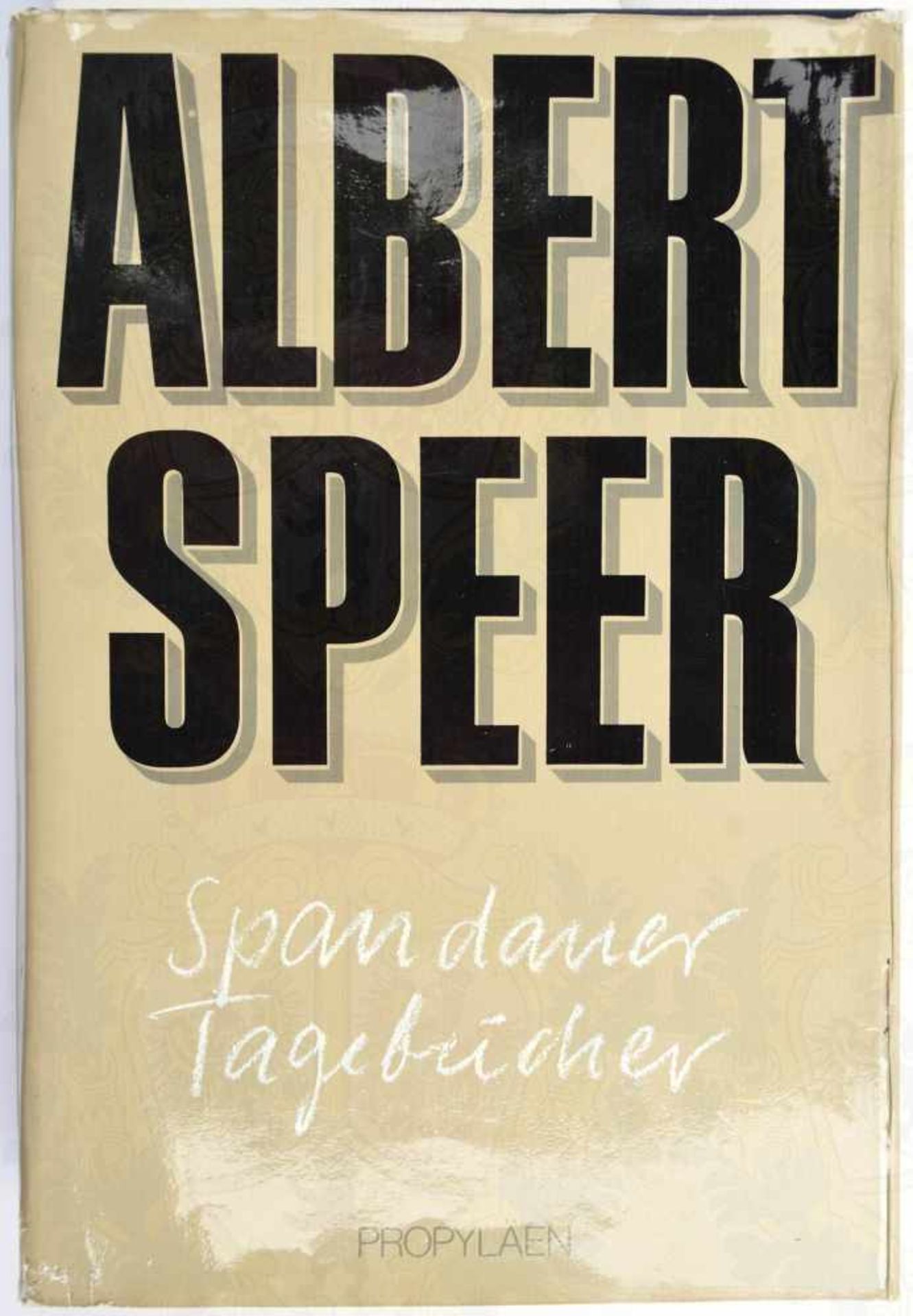 SPEER, ALBERT, (1905-1981), dt. Architekt u. 1942-1945 Reichsminister für Rüstung u.
