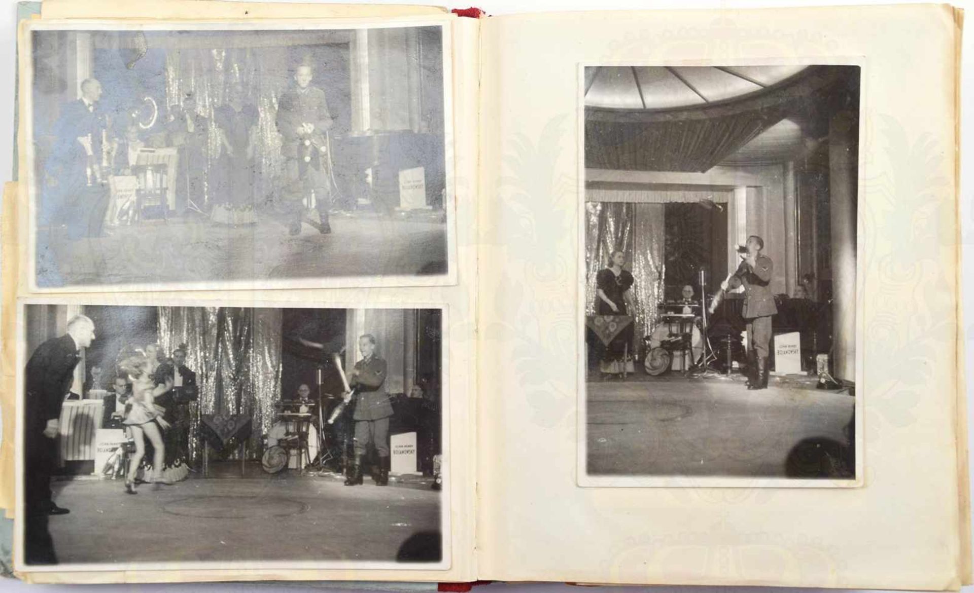 NACHLASS VARIETETRUPPE, Gittal Elys Co., Album m. 115 Fotos, Soldatenvorstellung in Danzig, - Bild 2 aus 6