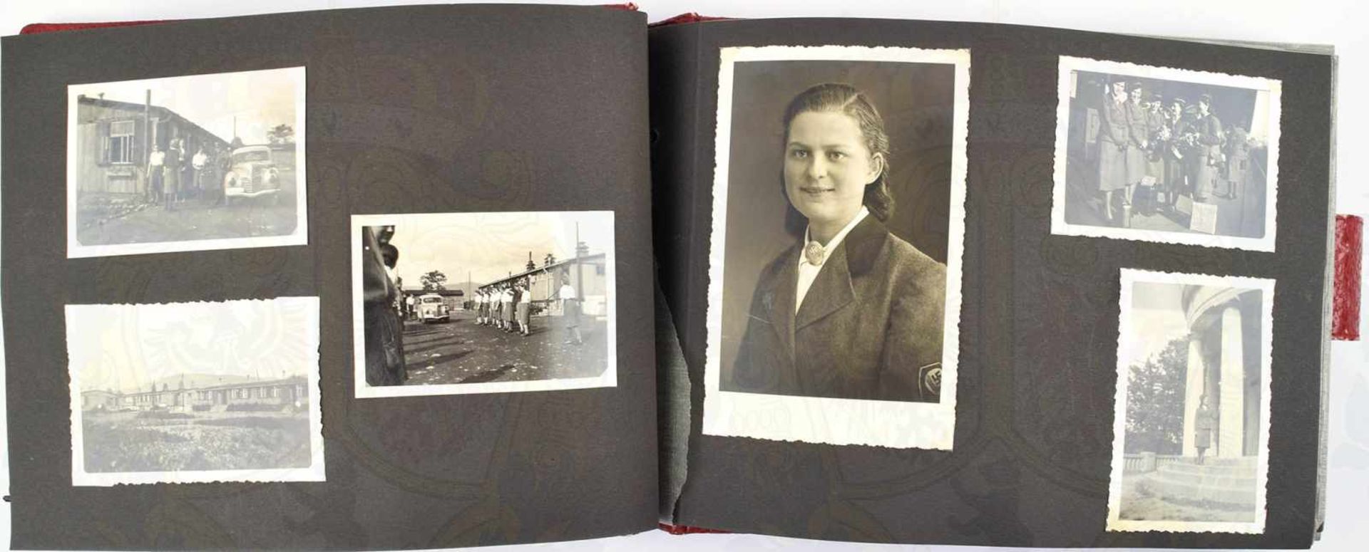 FOTOALBUM UND AUSWEISGRUPPE, junge Frau aus Eschwege, Vorläufiger Gauausweis NS-Frauenschaft; - Bild 2 aus 2