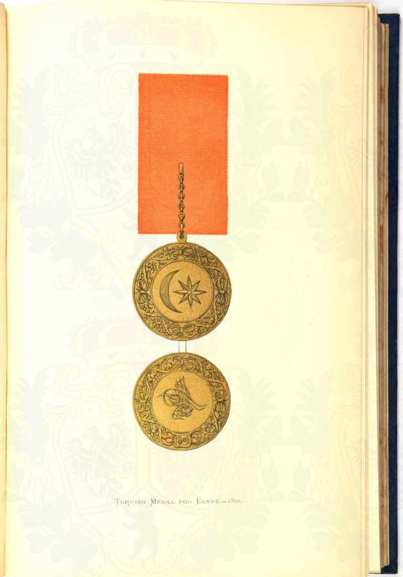 MEDALS OF THE BRITISH NAVY, and how they were won, W.H. Long, London 1895, zahlr. Farbtafeln, 450 - Image 2 of 2