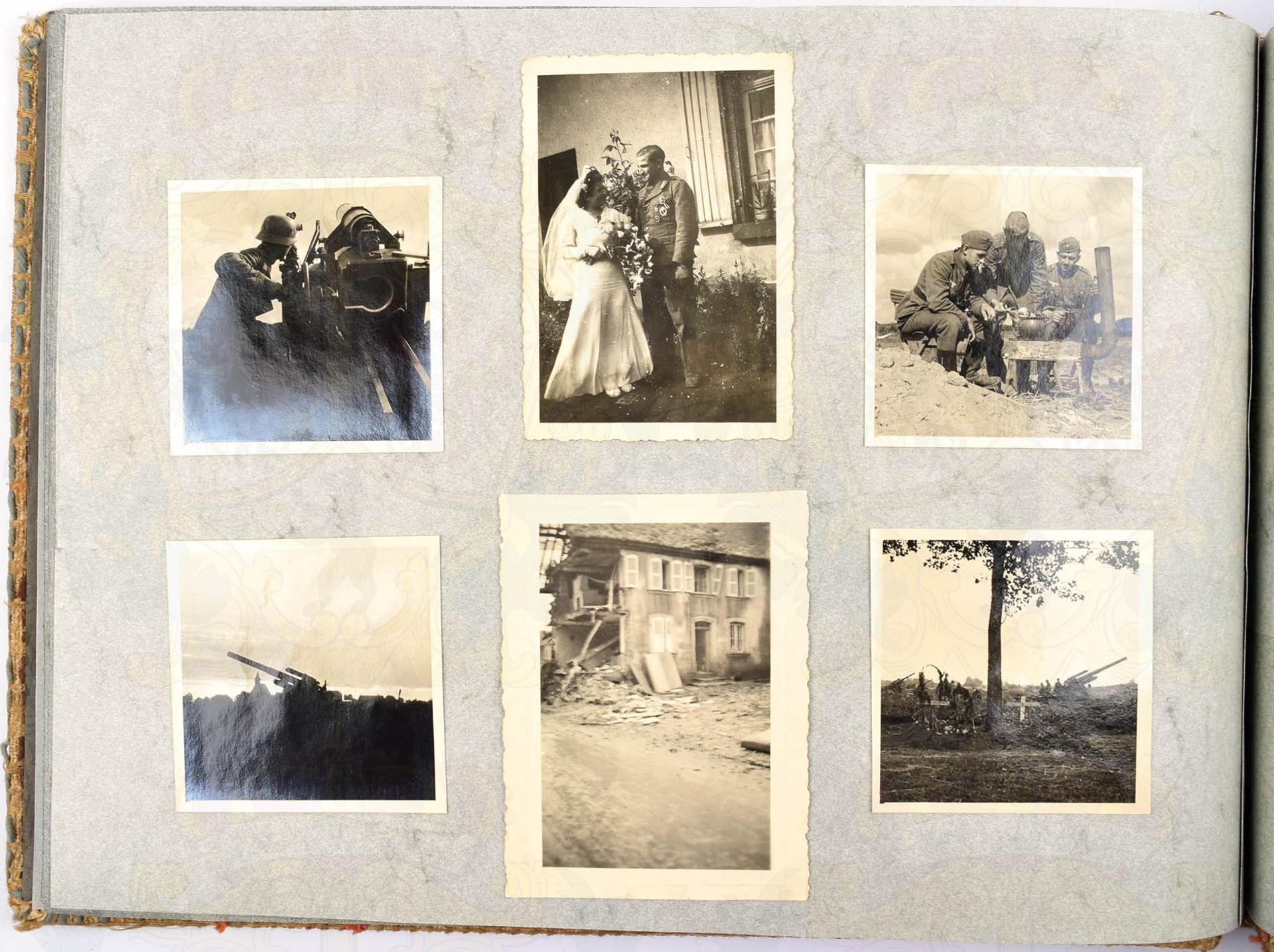 FOTOALBUM HAUPTMANN, v. Bau-Bataillon 133, m. 117 Fotos, Frankreichfeldzug 1940, etwas Rußland, - Bild 6 aus 7