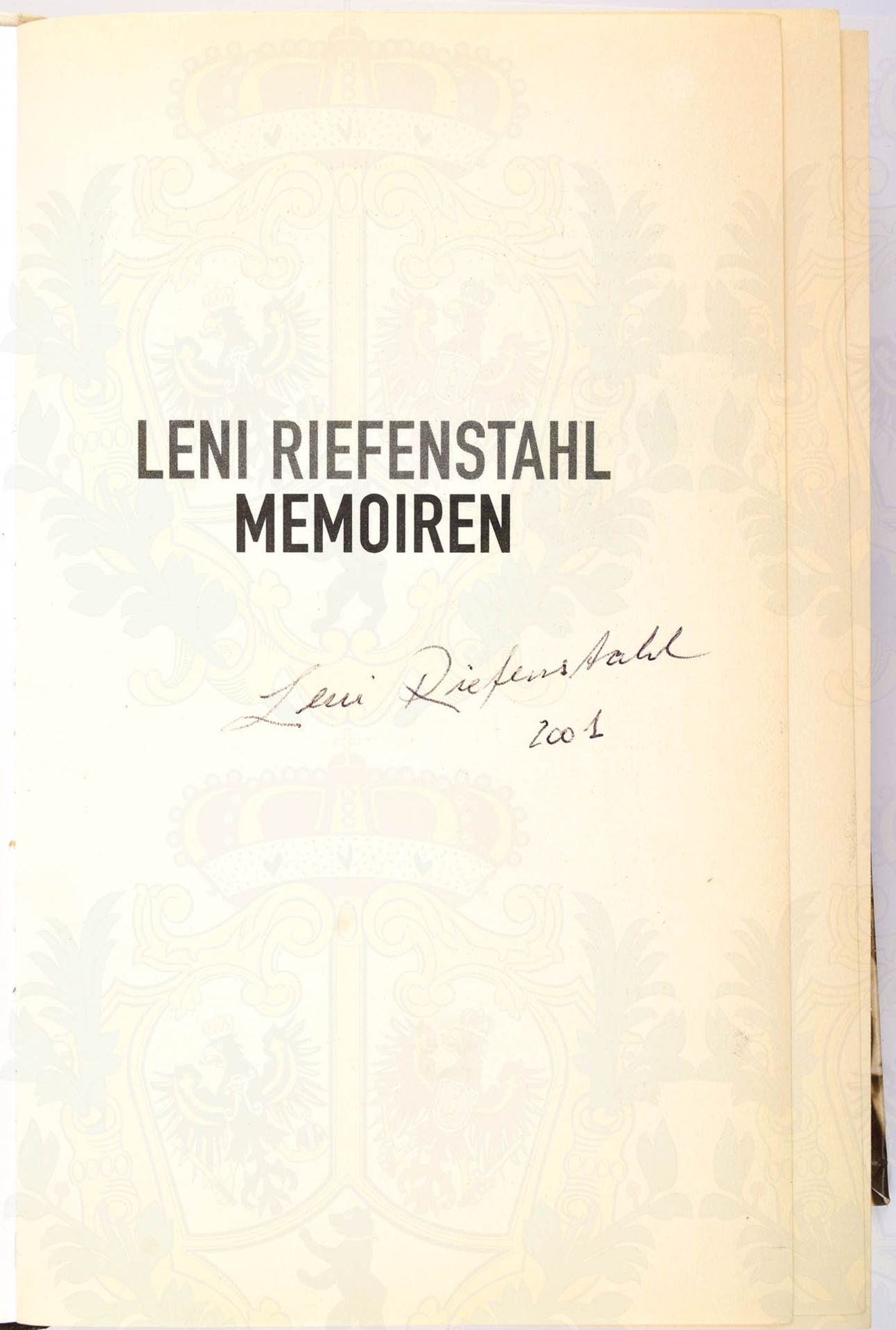 RIEFENSTAHL, LENI, (1902-2003), dt. Schauspielerin u. Regisseurin (Film Triumph des Willens 1935), - Bild 2 aus 2