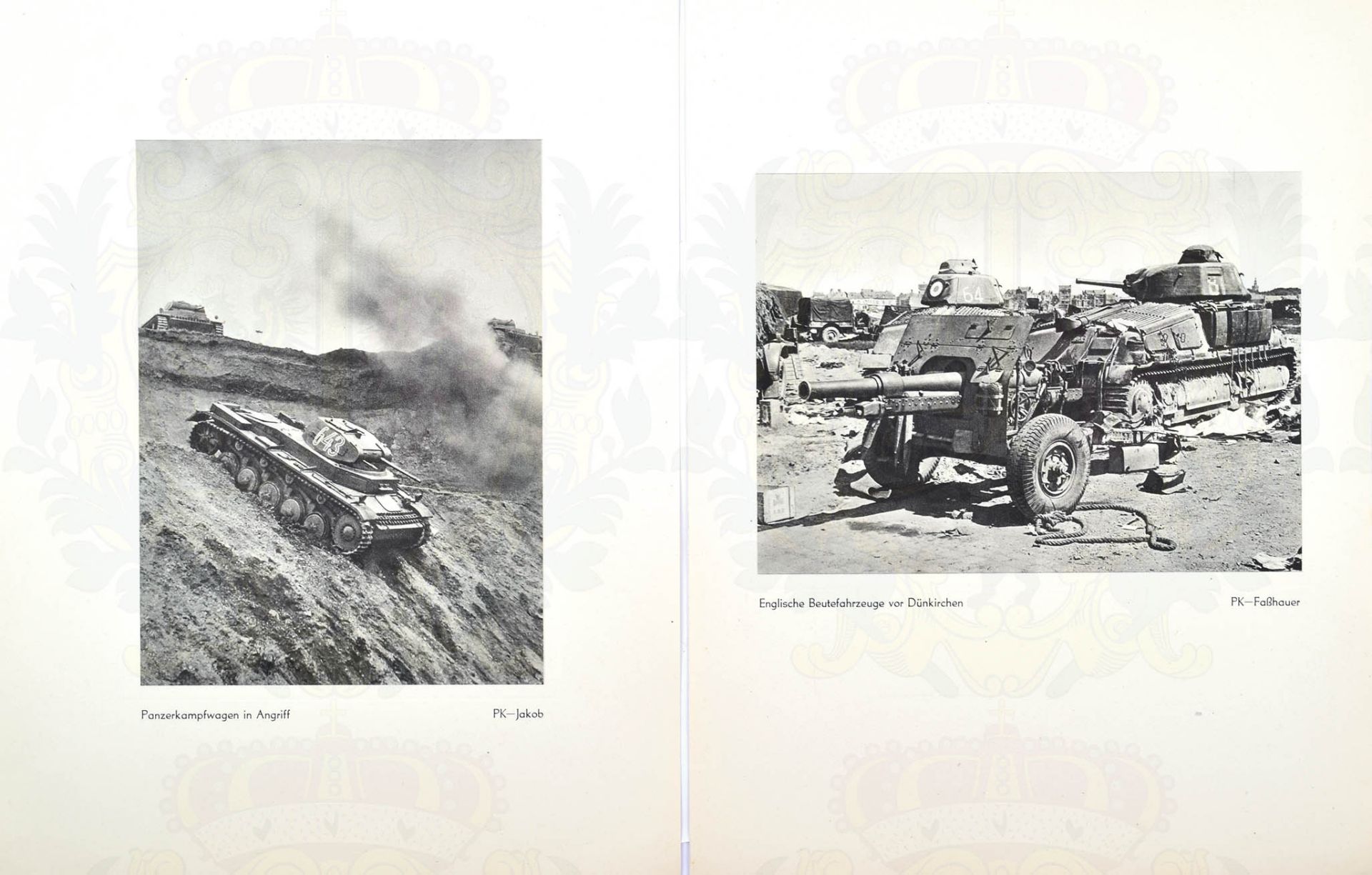 PK-MAPPE, Bilddokumente der Armee von Küchler im Westen, II. Teil, m. 68 Tafeln nach Aufnahmen d. PK - Bild 3 aus 3