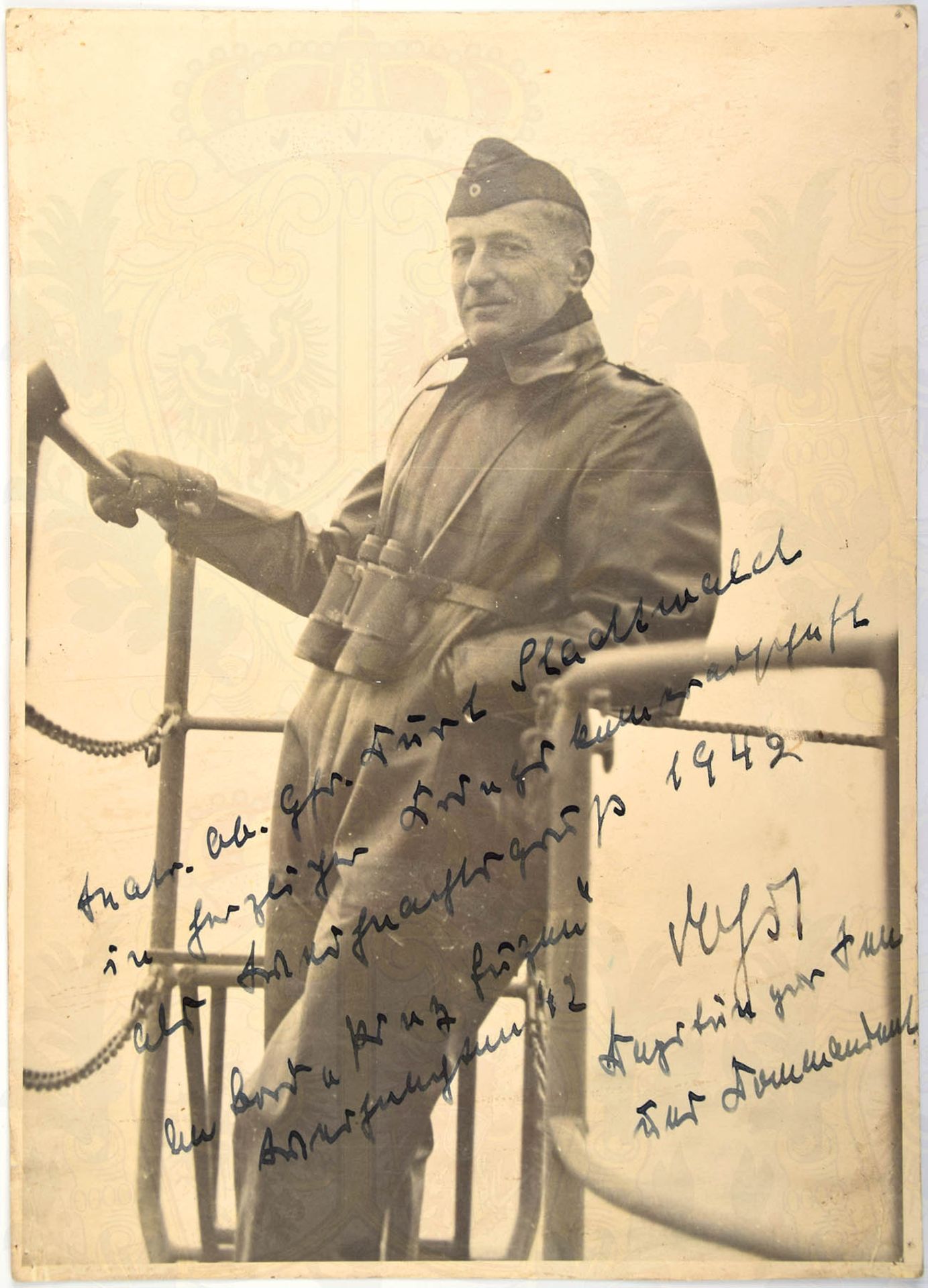 VOSS, Hans Erich, Vizeadmiral, (Angermünde 1897 - Berchtesgaden 1969, Träger d.