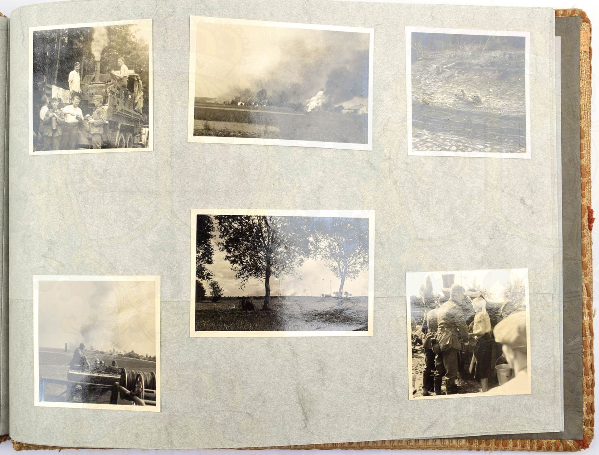 FOTOALBUM HAUPTMANN, v. Bau-Bataillon 133, m. 117 Fotos, Frankreichfeldzug 1940, etwas Rußland, - Bild 7 aus 7