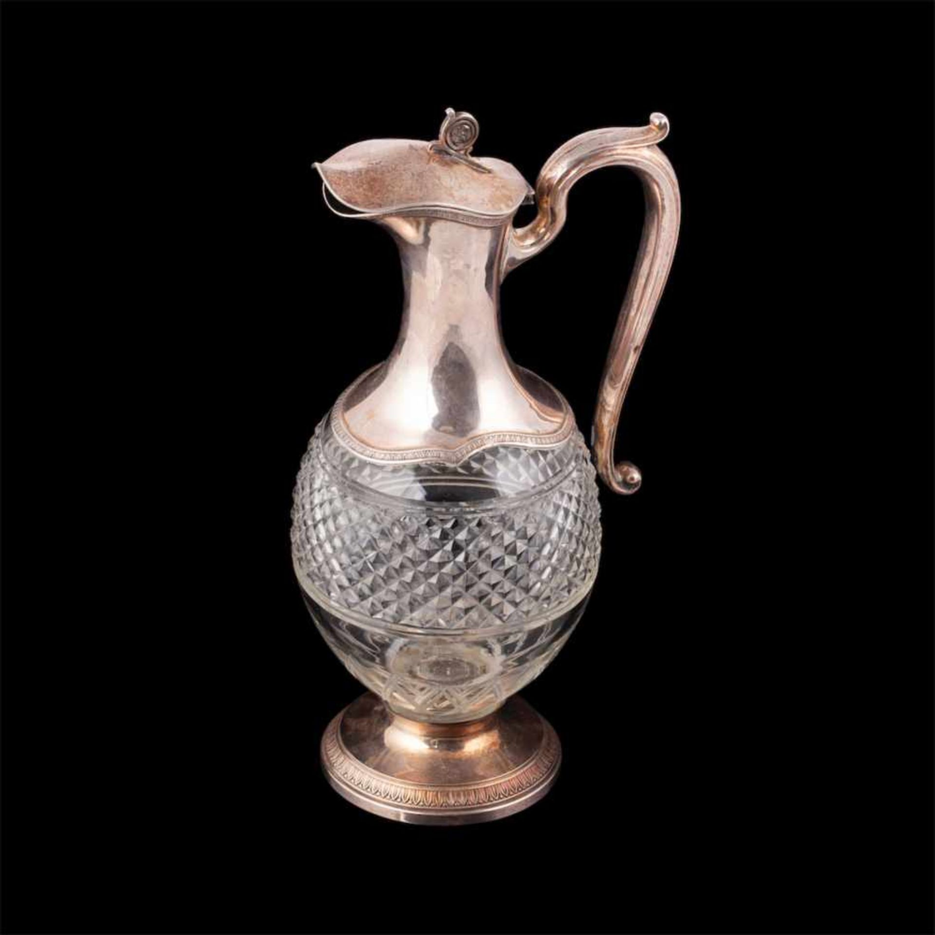 A French silver mounted claret jug - Image 2 of 5
