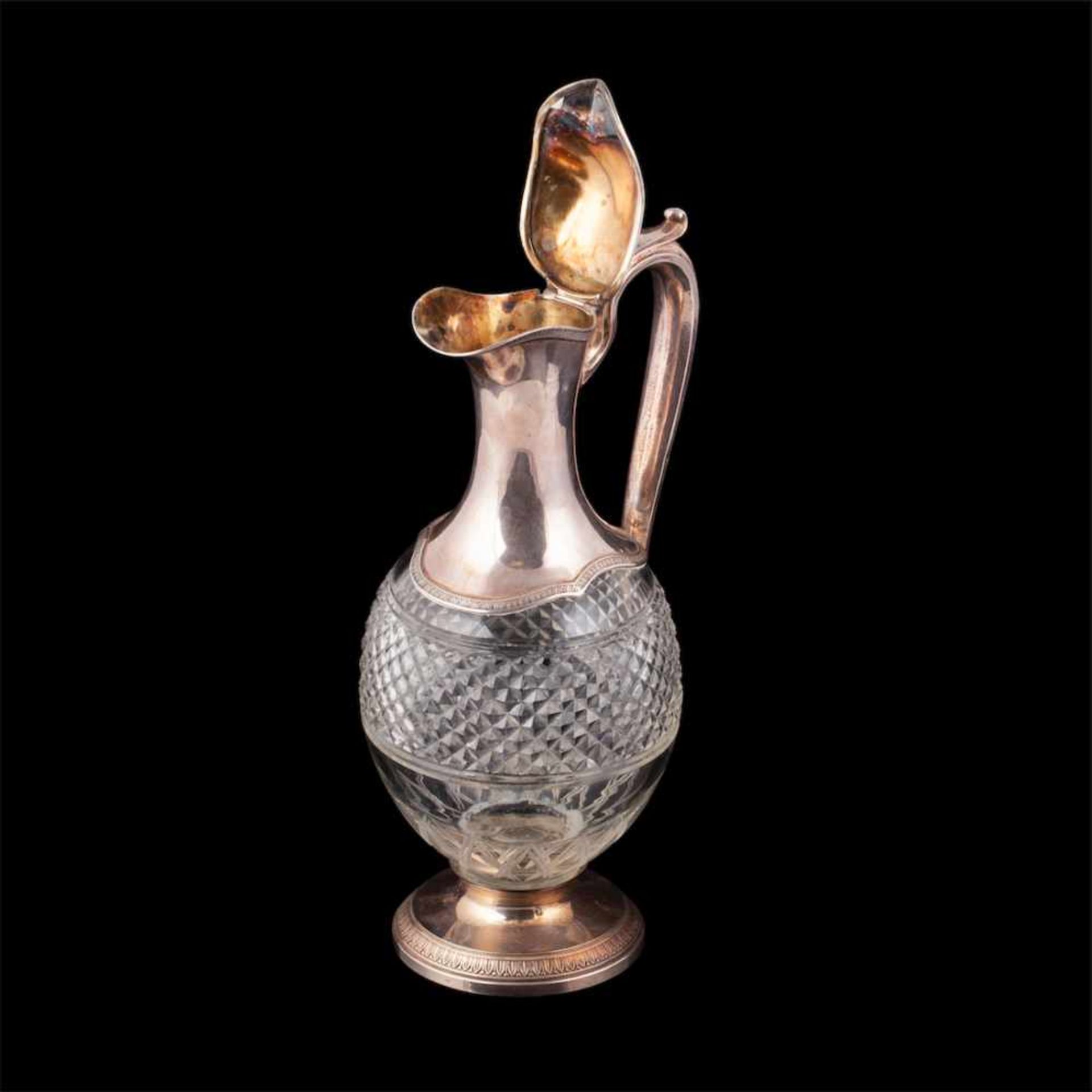 A French silver mounted claret jug - Image 3 of 5