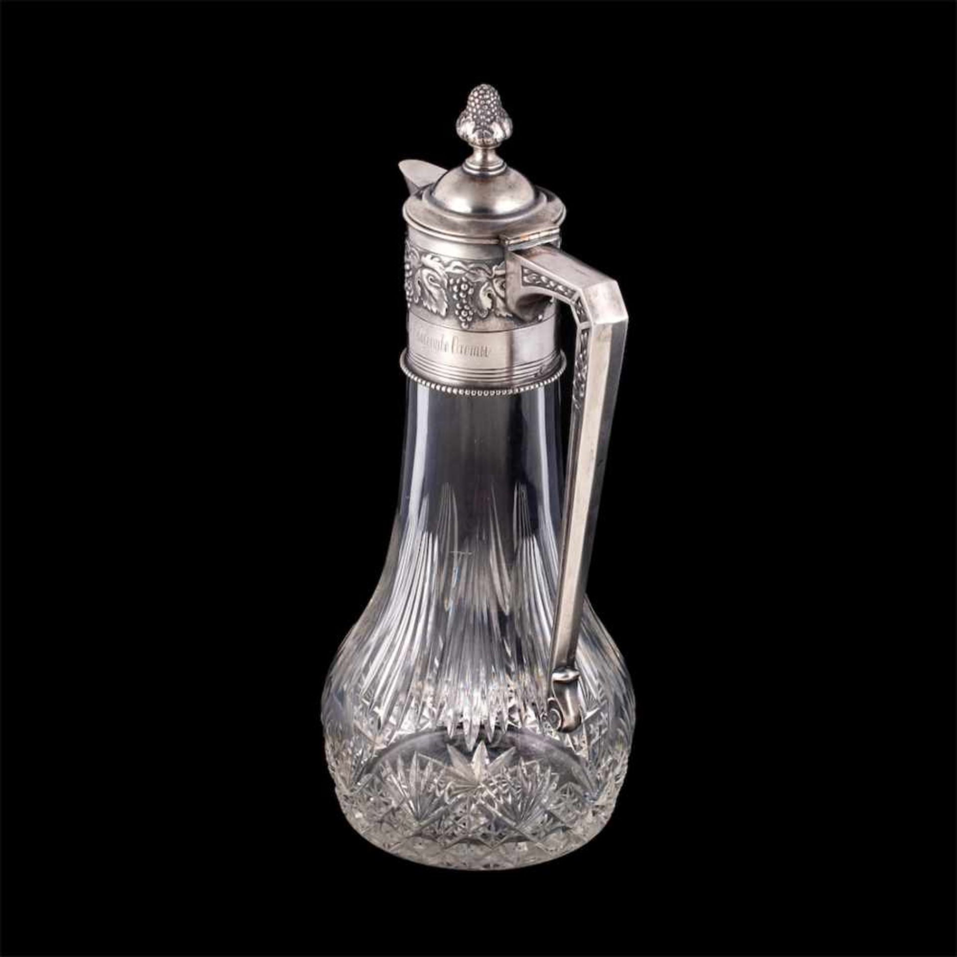 A Russian presentation silver decanter - Bild 4 aus 8