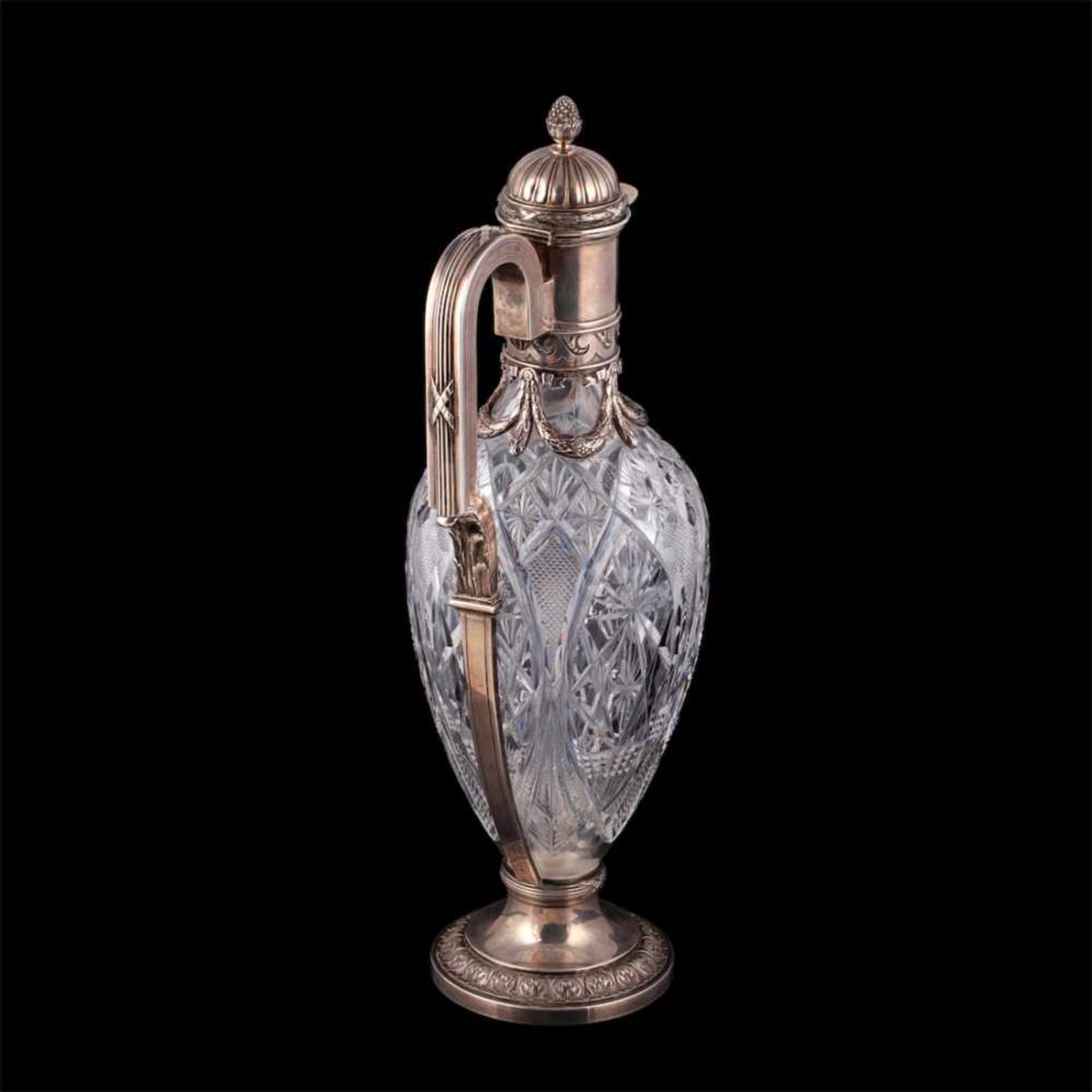 A massive Faberge Neoclassical decanter - Bild 3 aus 9