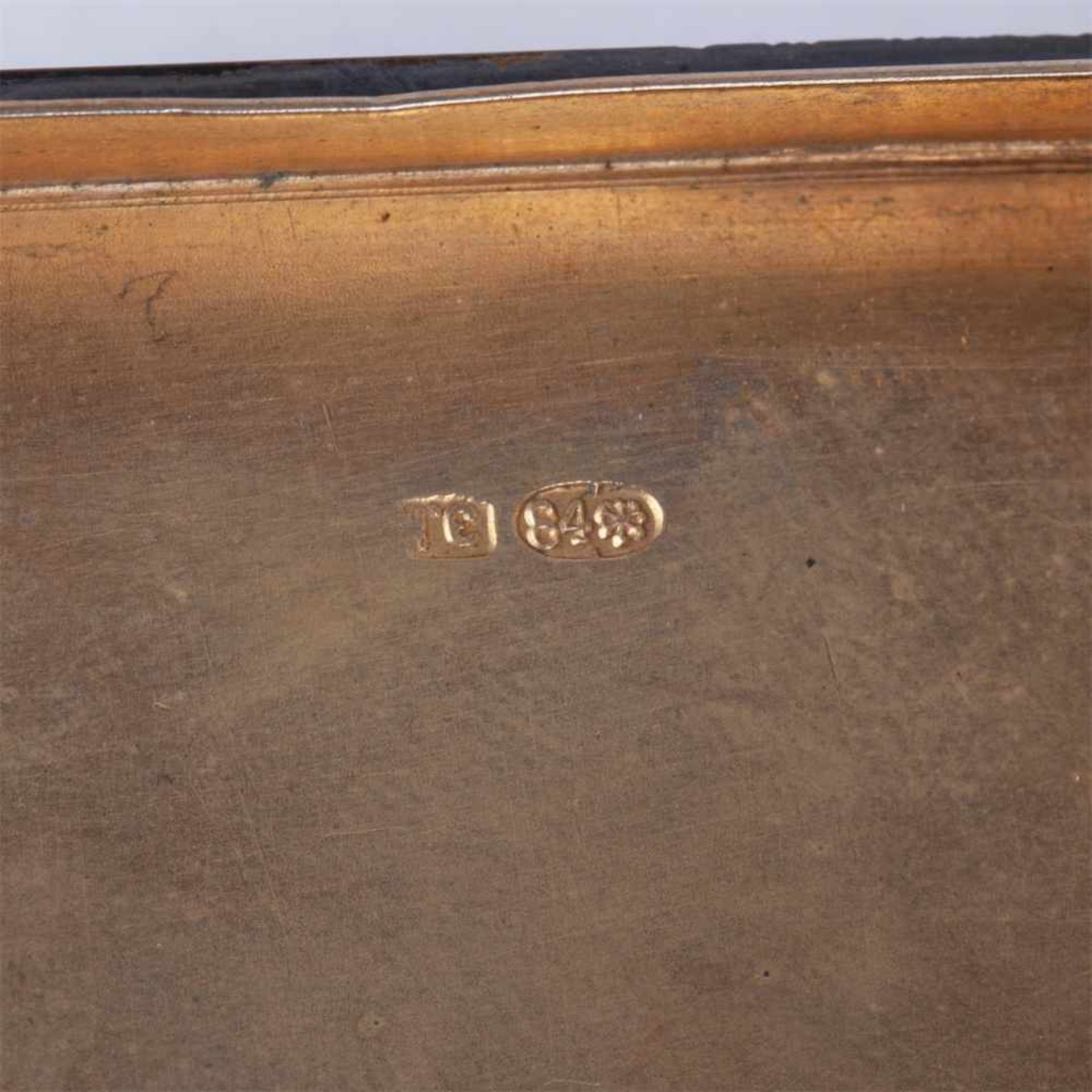 A Russian cigar box with an engraved advertising - Bild 6 aus 6