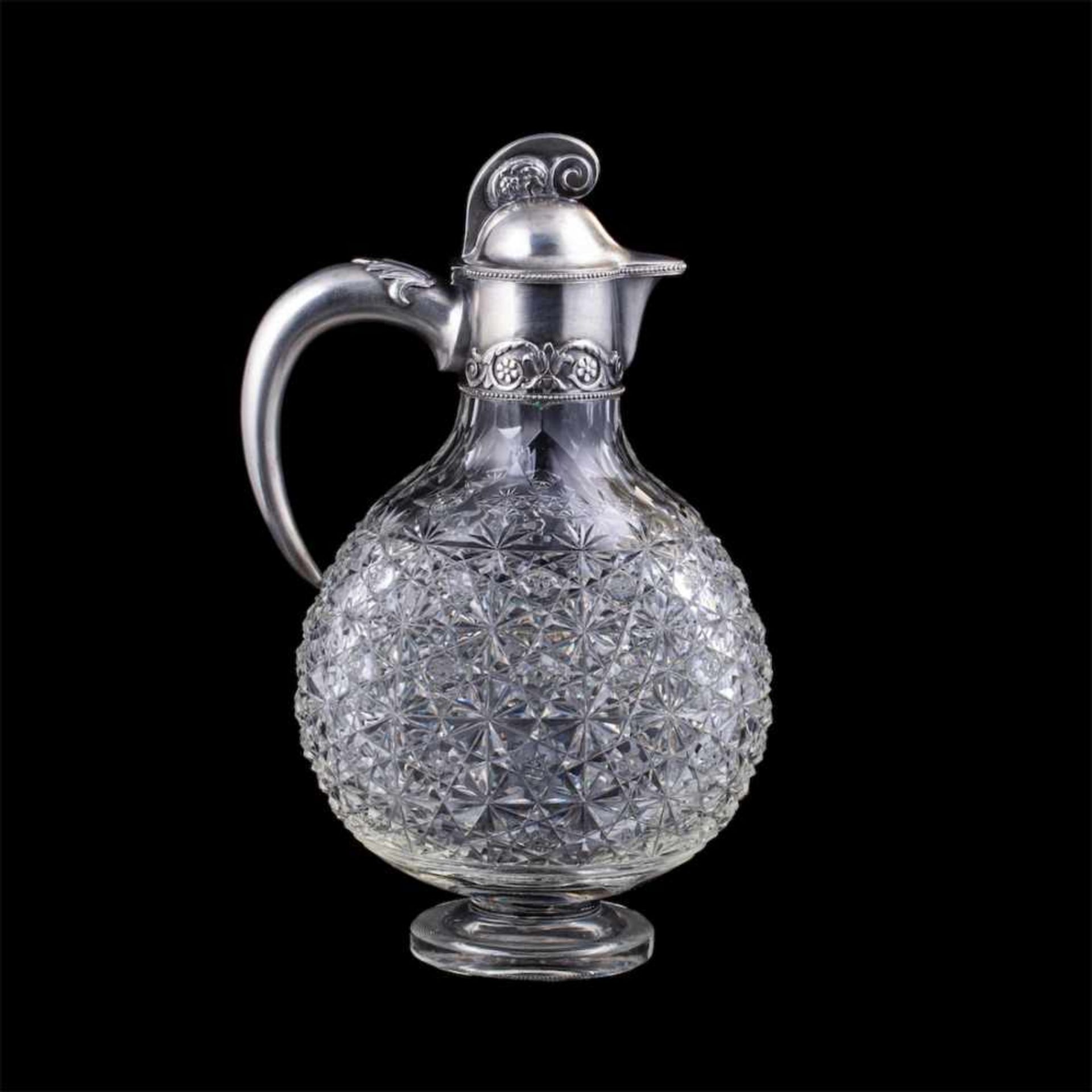 A Russian Art Nouveau decanter W.A. Bolin