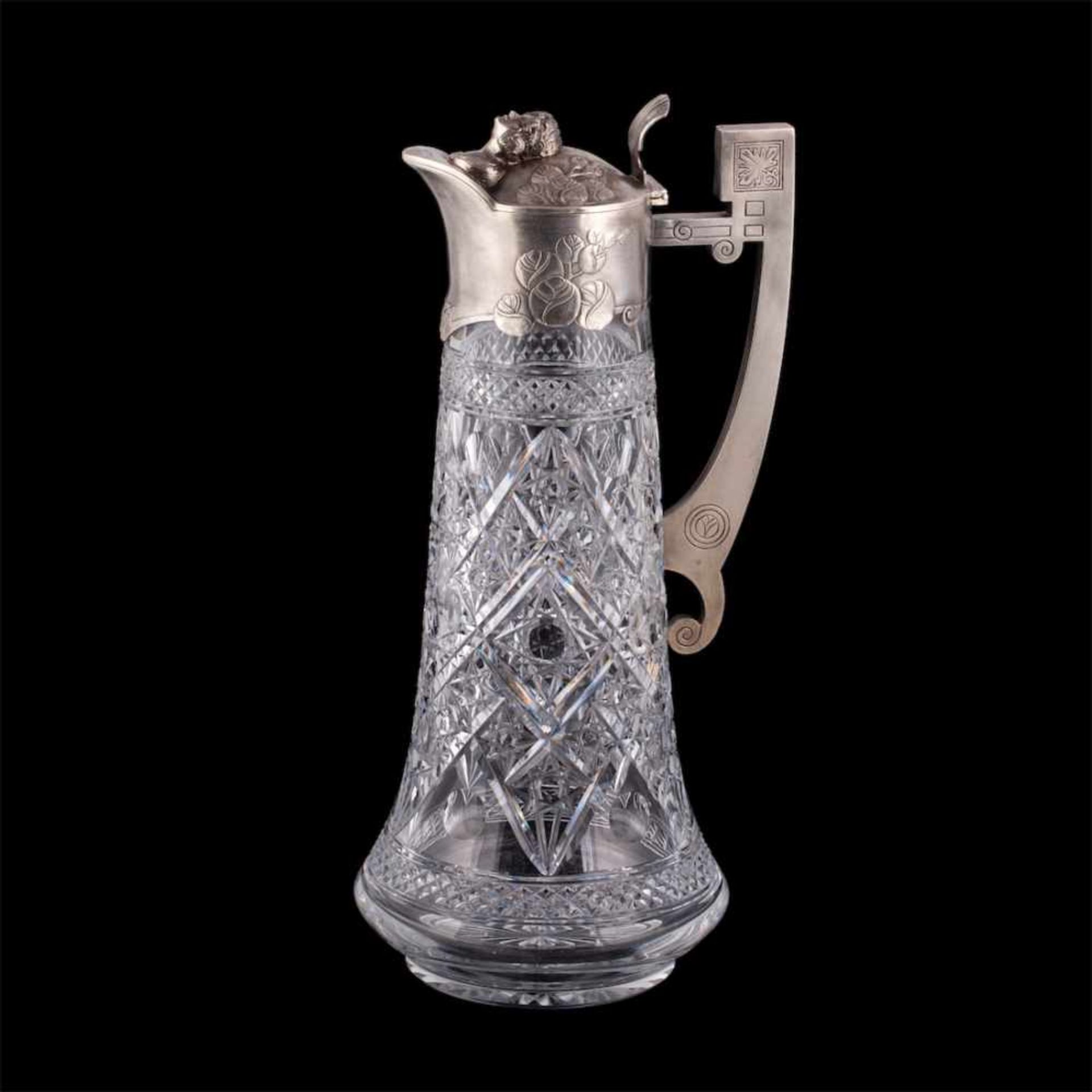 A Russian Art Nouveau decanter