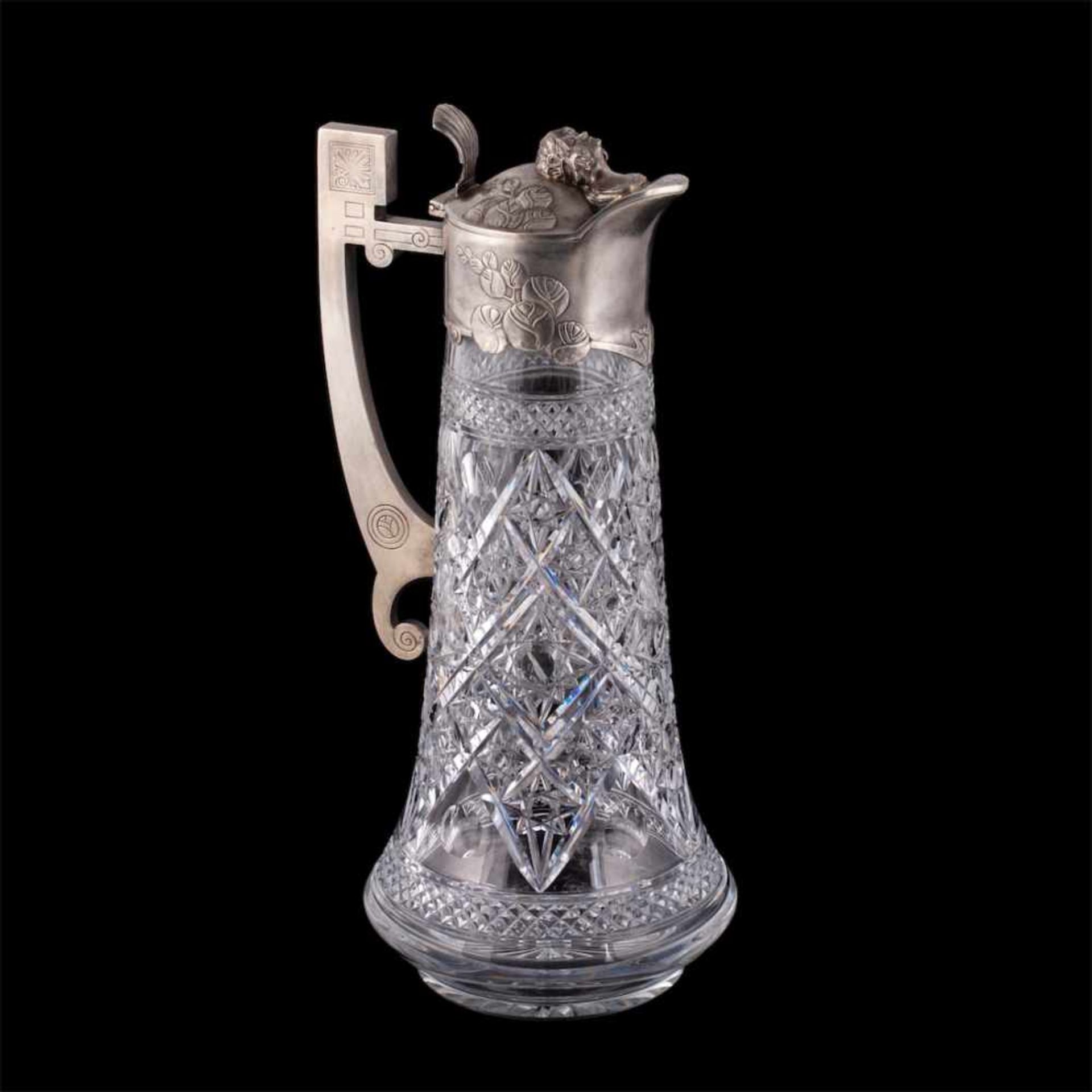 A Russian Art Nouveau decanter - Bild 2 aus 8